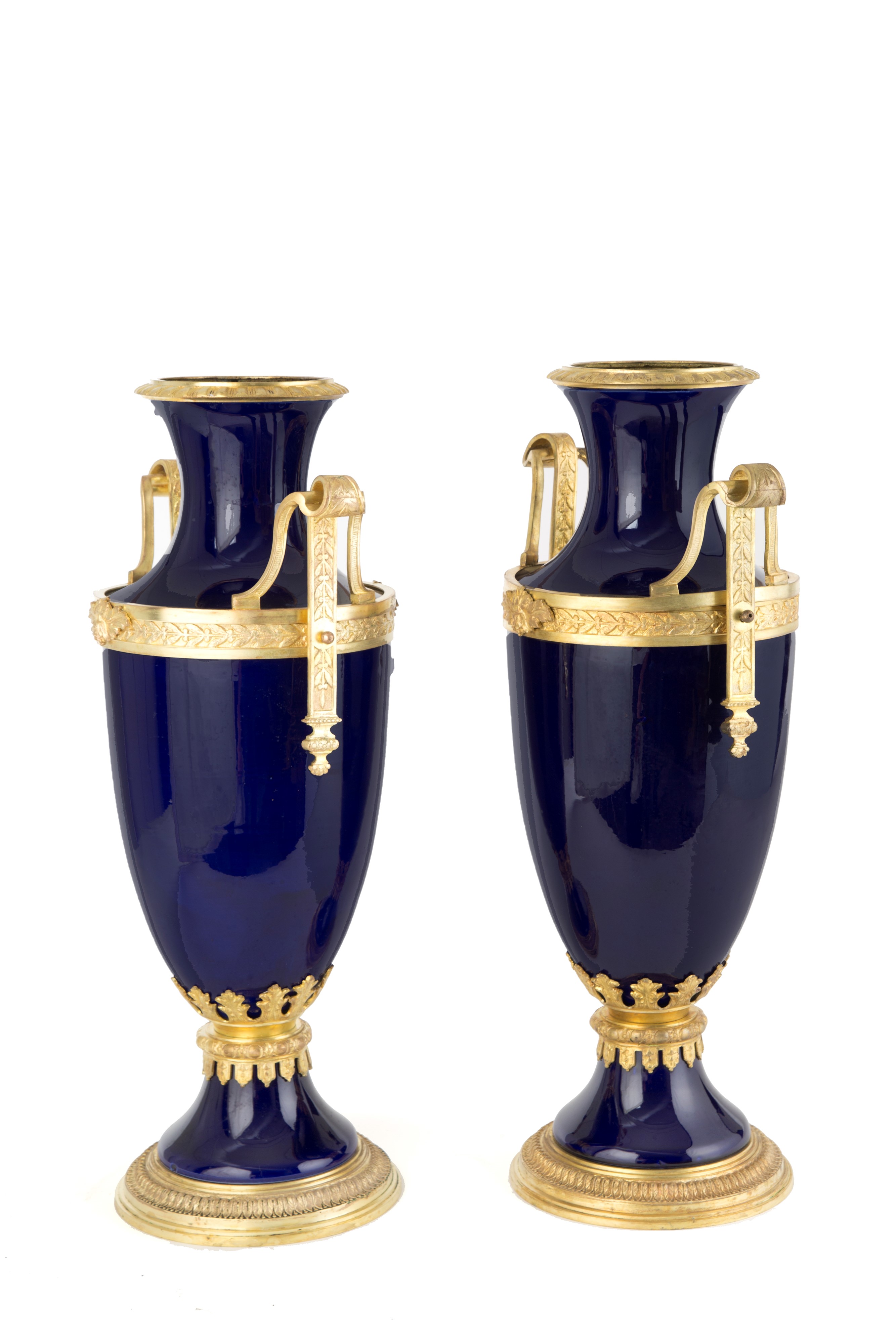 Coppia di Vasi Blu