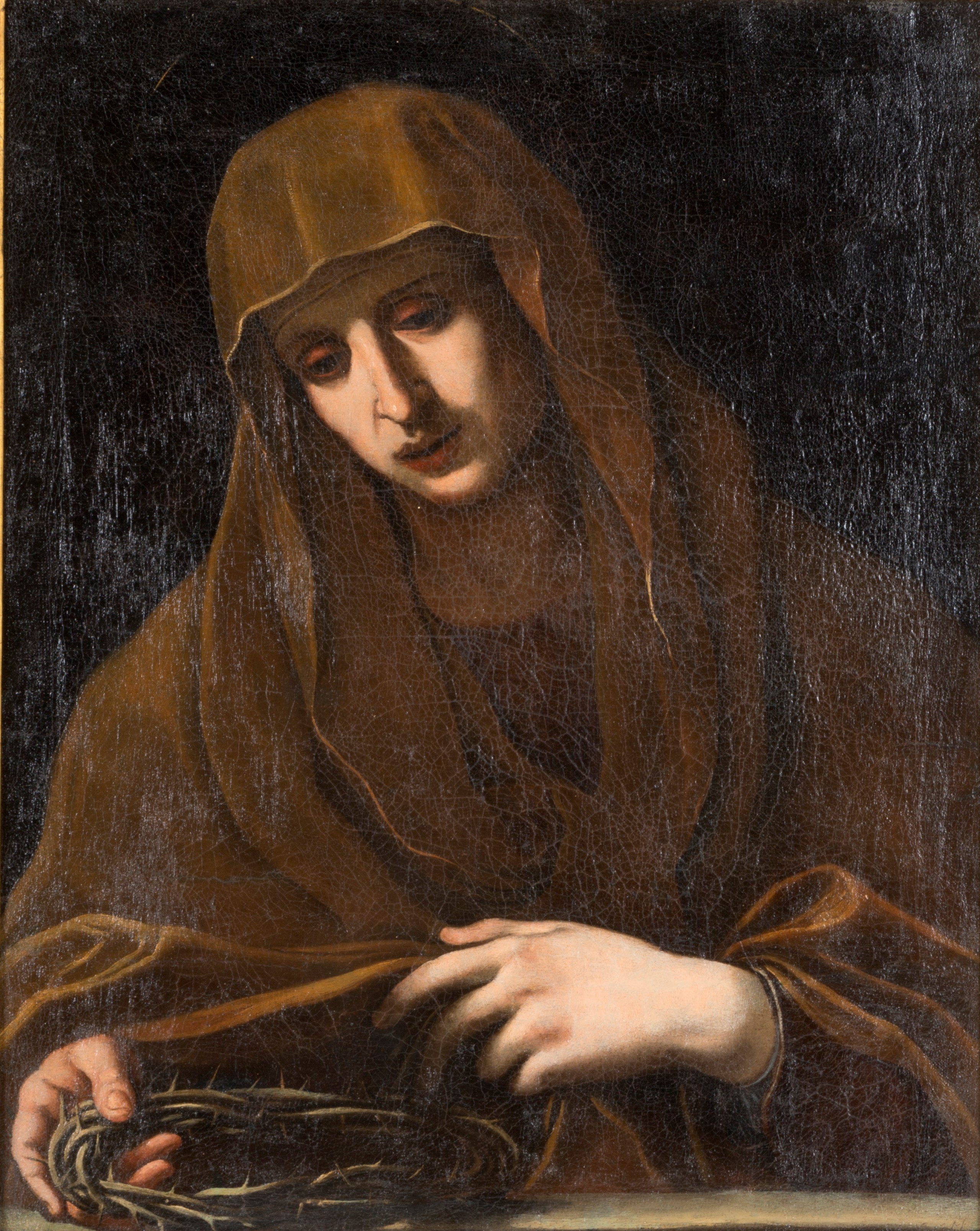 Alessandro Tiarini - Dipinto "madonna con Corona di Spine"