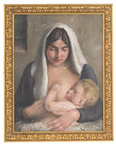 Dipinto "maternita'"