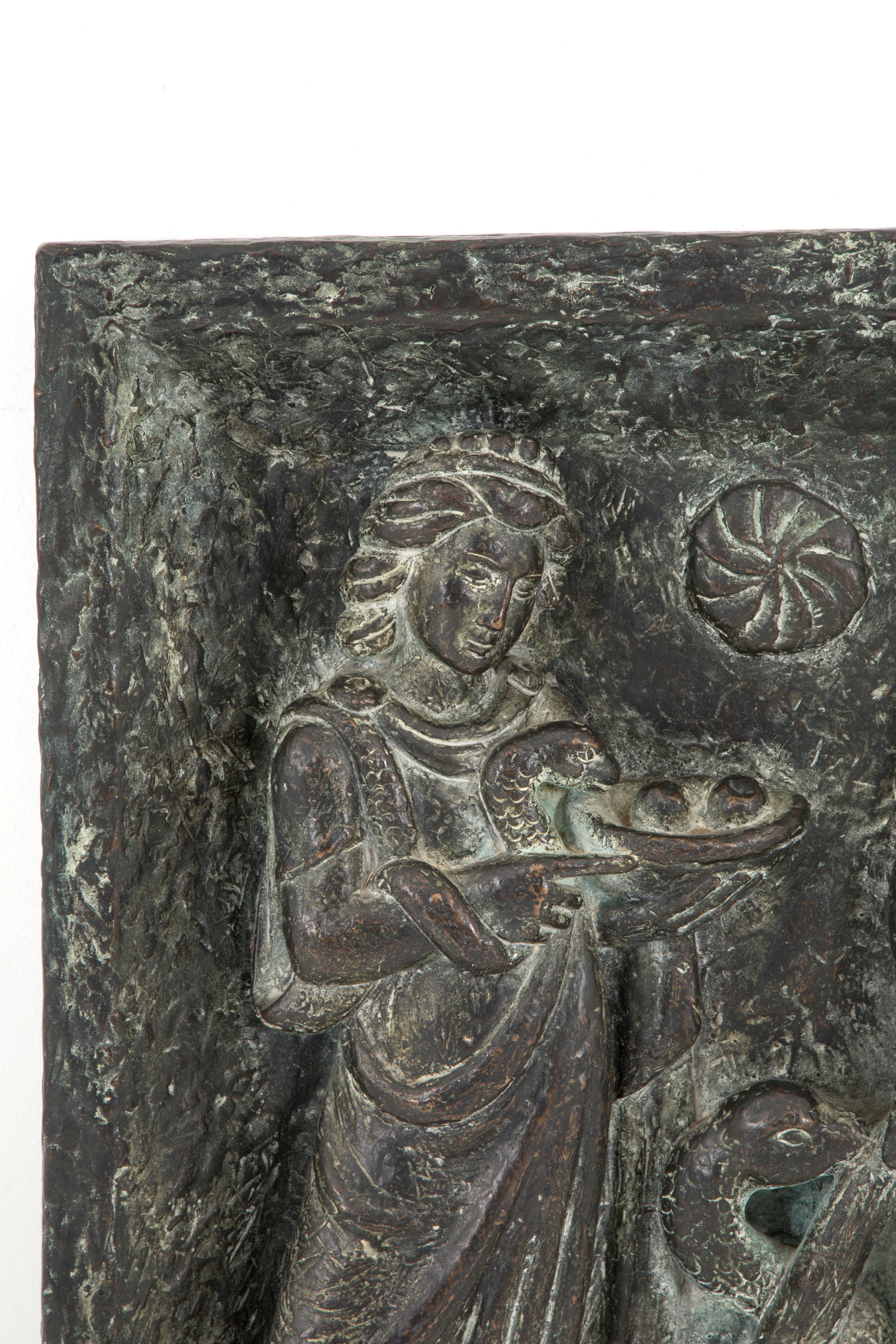 Scultura Ad Altorilievo "asclepio, Igea e Telesforo"