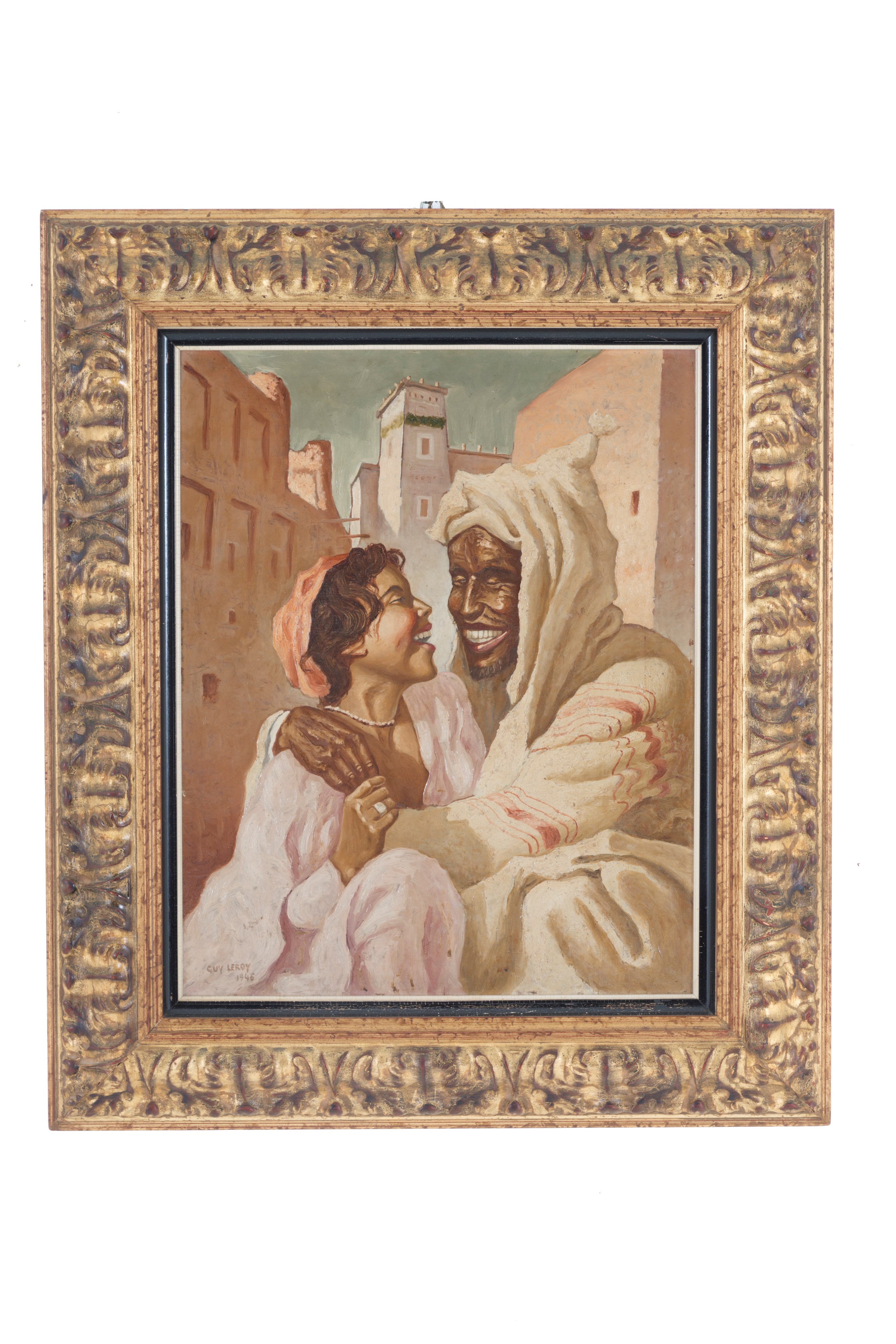 Coppia di dipinti "PERSONAGGI ORIENTALISTI"