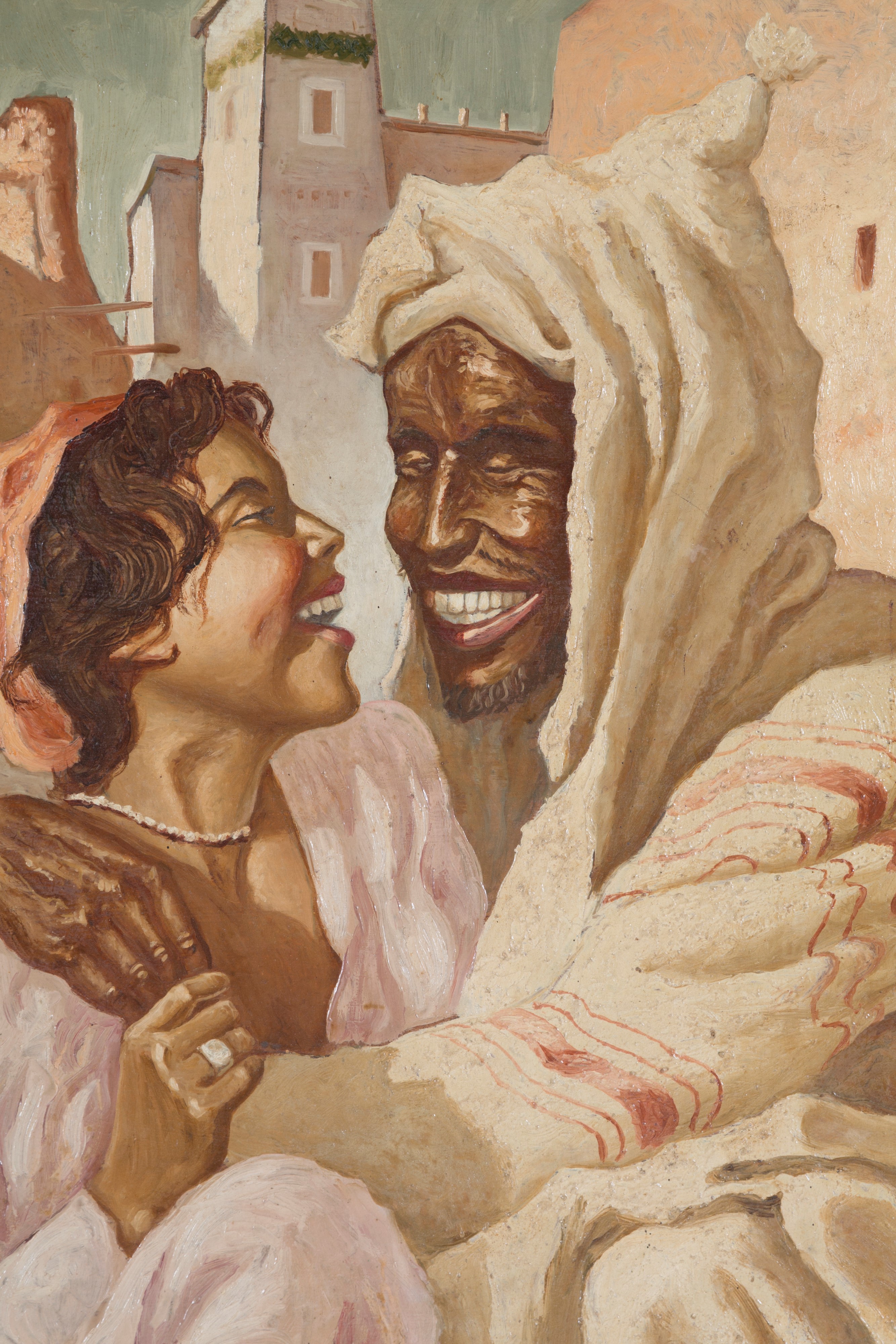 Coppia di dipinti "PERSONAGGI ORIENTALISTI"