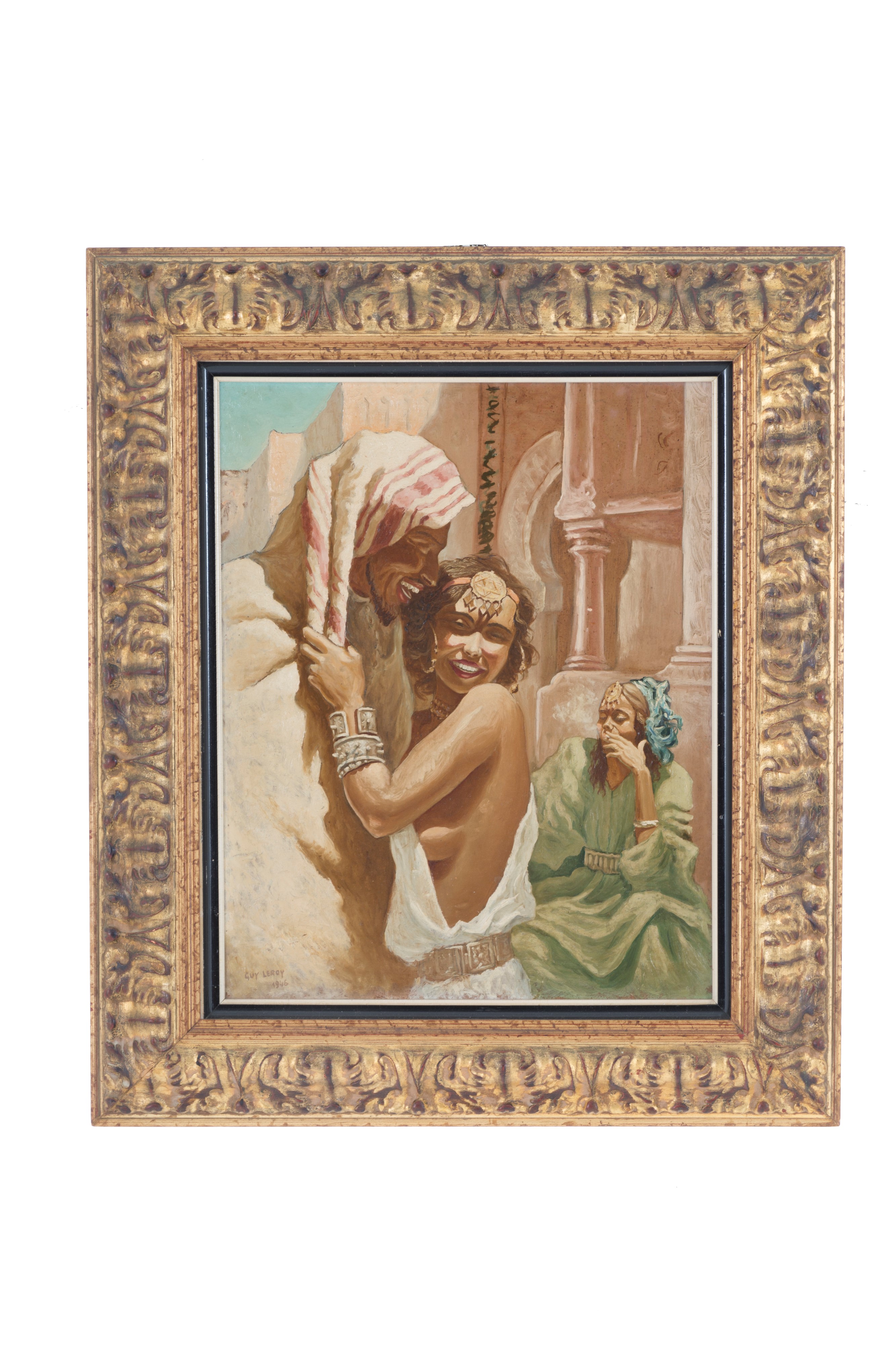 Coppia di dipinti "PERSONAGGI ORIENTALISTI"