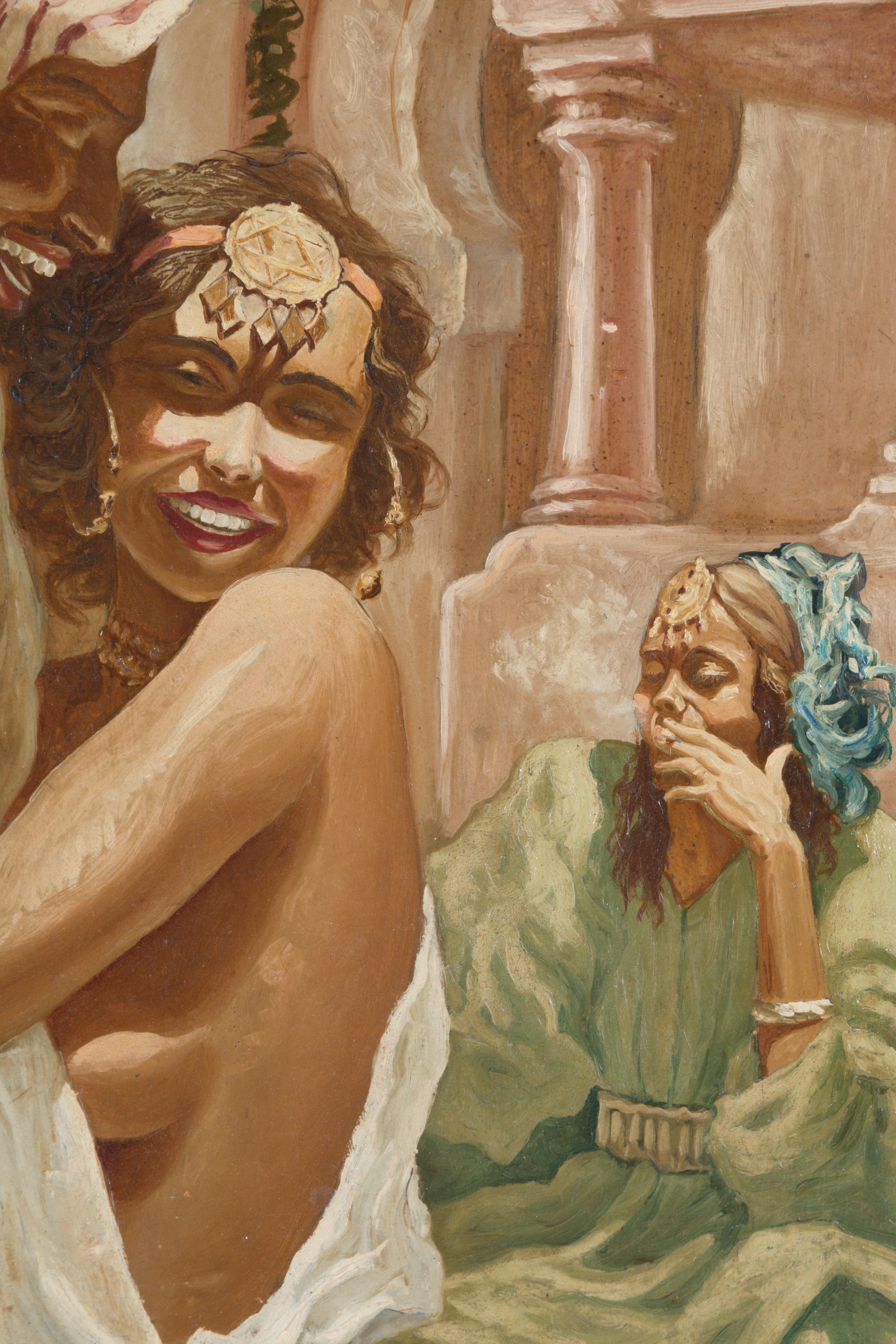 Coppia di dipinti "PERSONAGGI ORIENTALISTI"