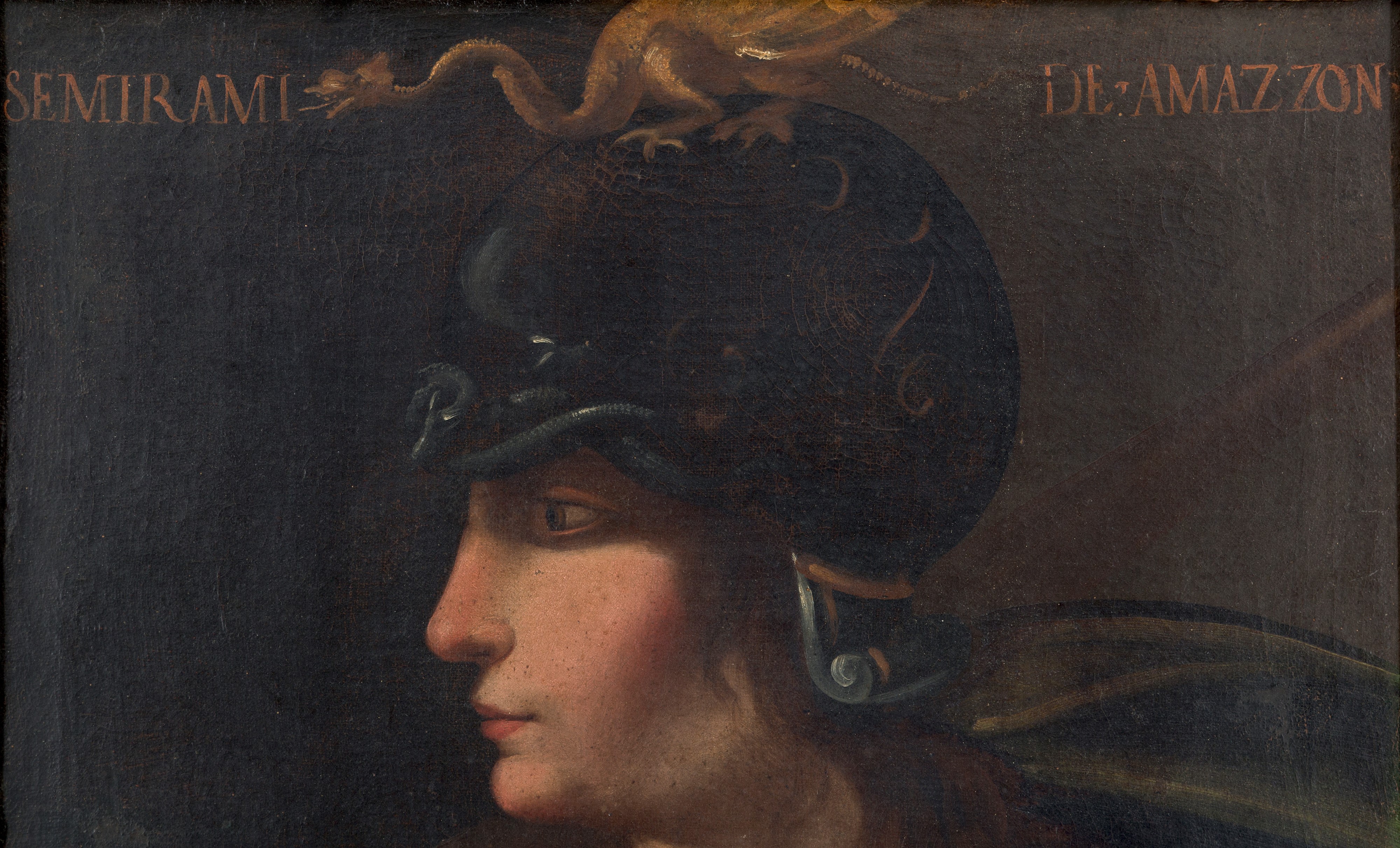 Dipinto "amazzone Semiramide"