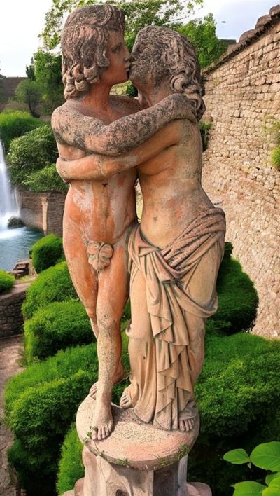 Scultura "bacio"