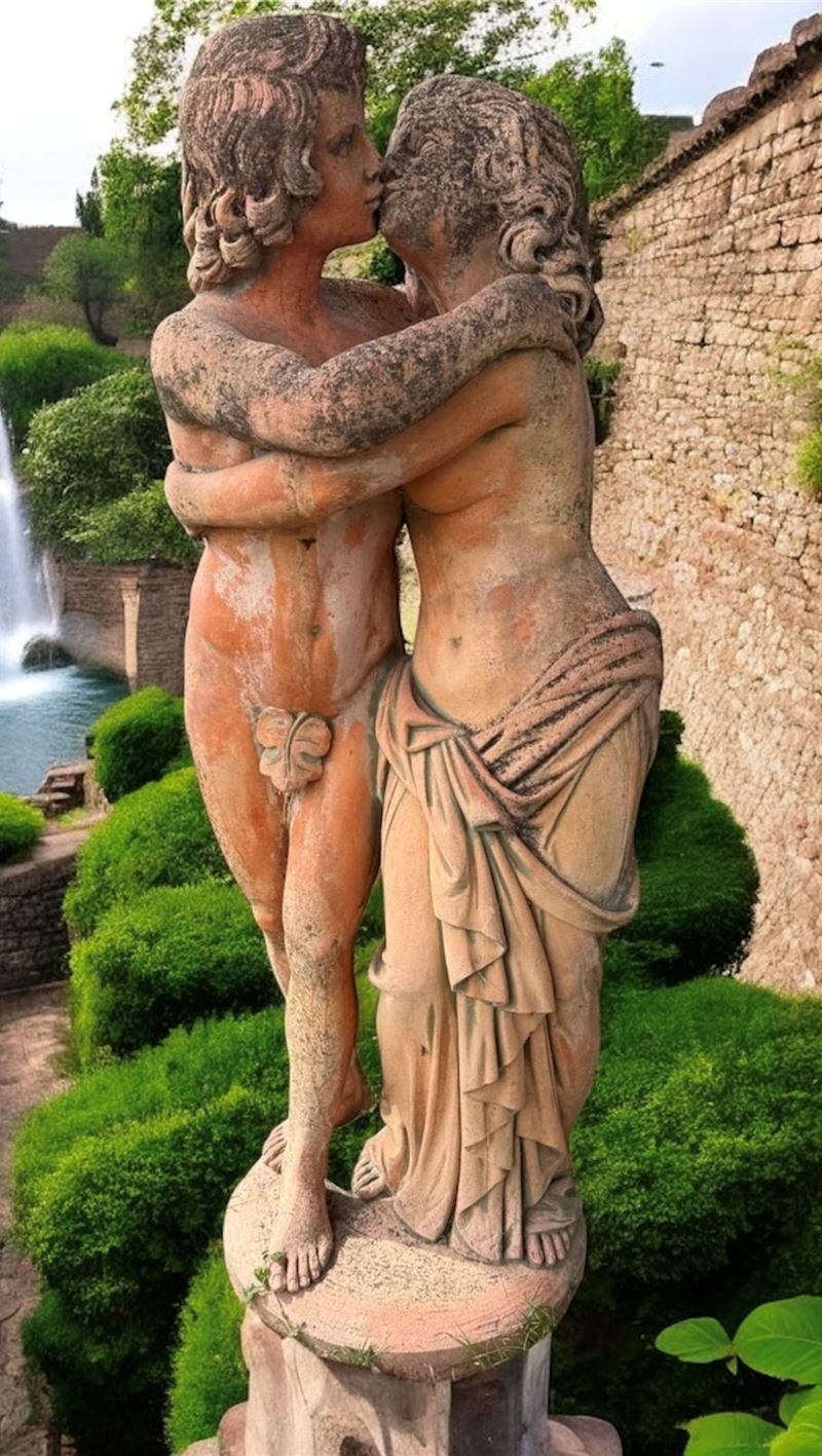 Scultura "bacio"