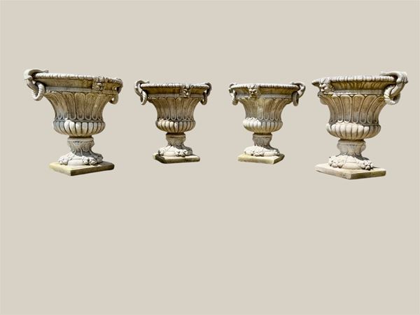 Four vases