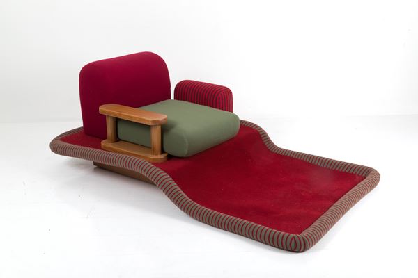 ETTORE SOTTSASS - Armchair Tappeto Volante for BEDDING BREVETTI