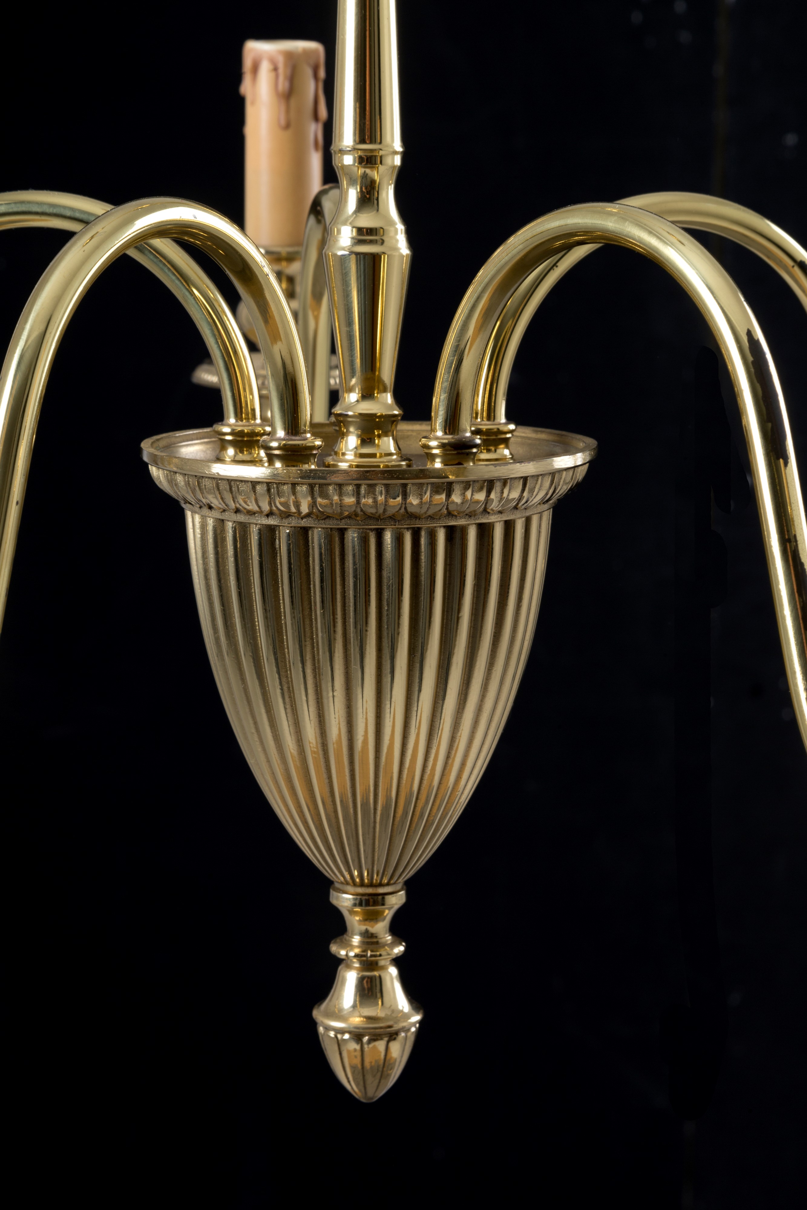 Coppia di Lampadari in Ottone