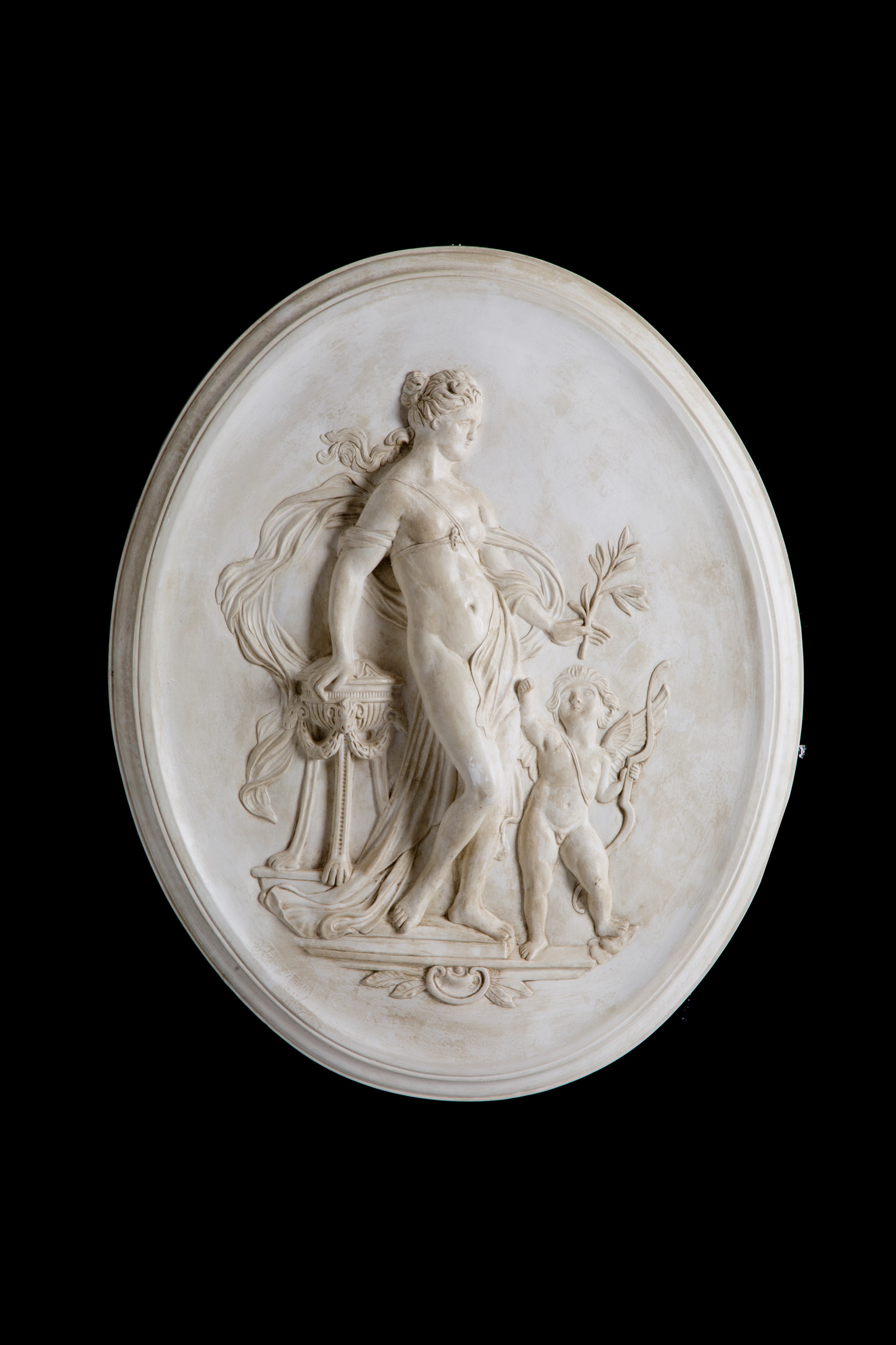 Coppia di Medaglioni "venere" e "marte Pacificatore"