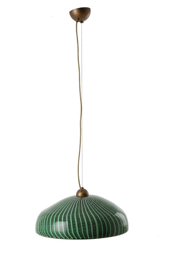 Glass paste chandelier