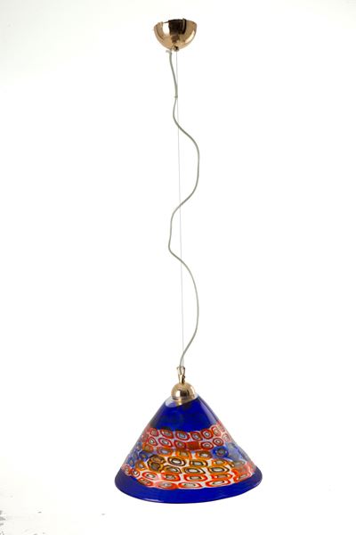 Lampadario in Pasta di Vetro