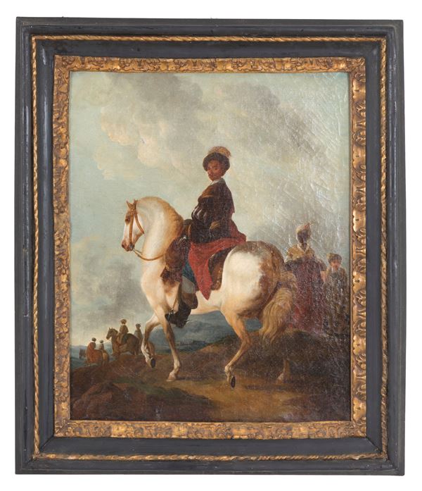 FRANCESCO CASANOVA - Painting "KNIGHT"