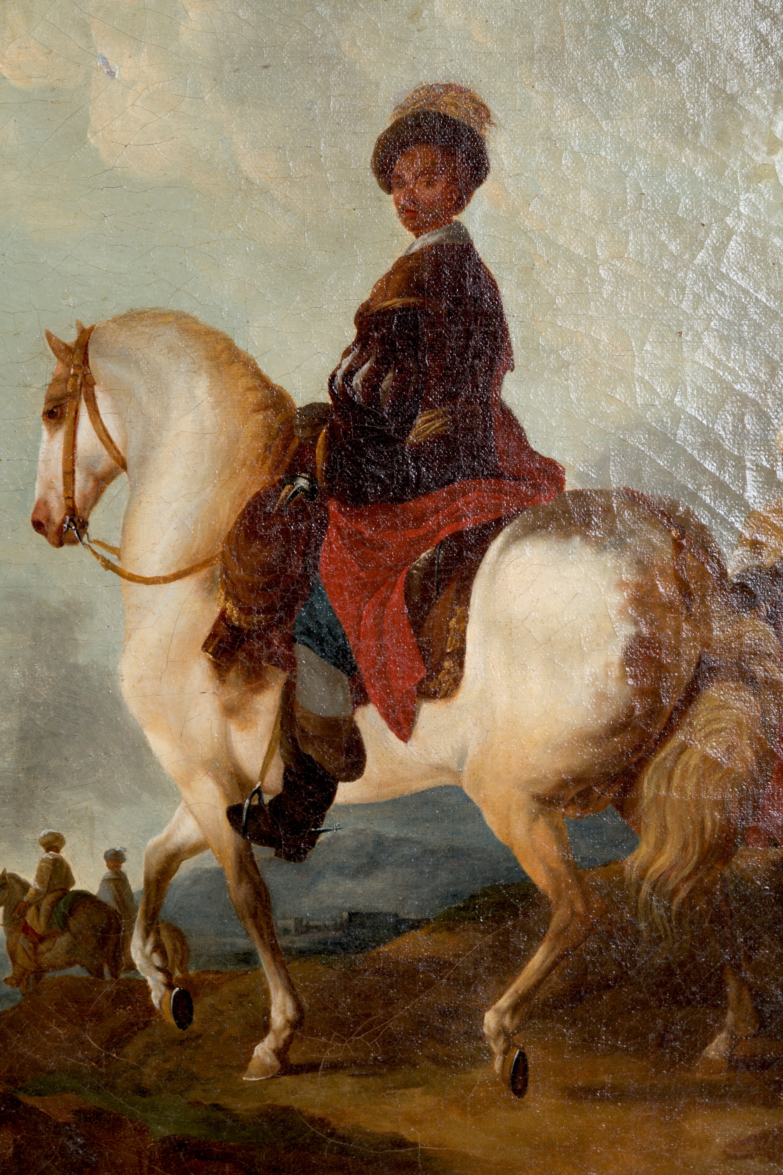 Francesco Casanova - Dipinto "cavaliere"