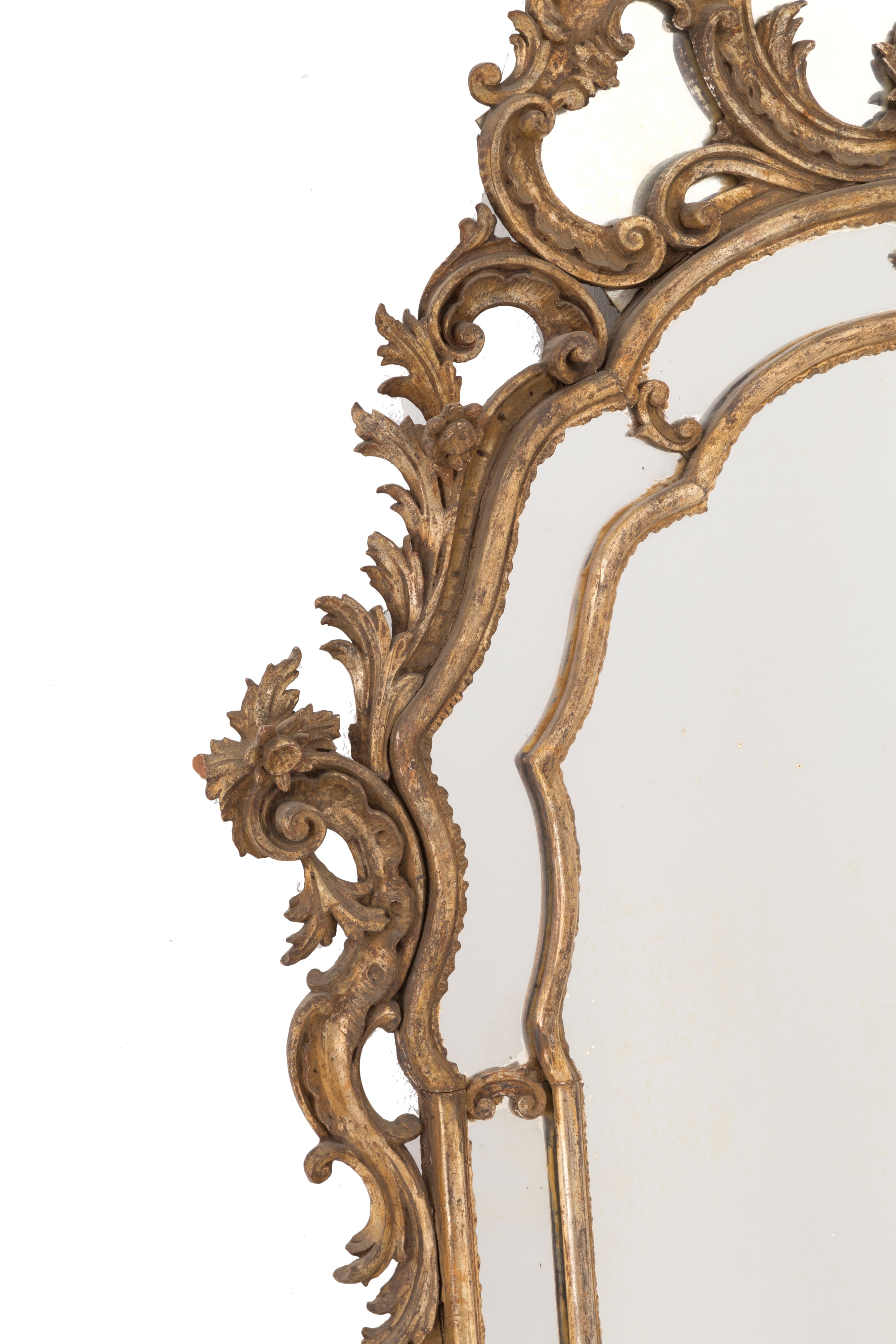 Specchiera dorata a mecca