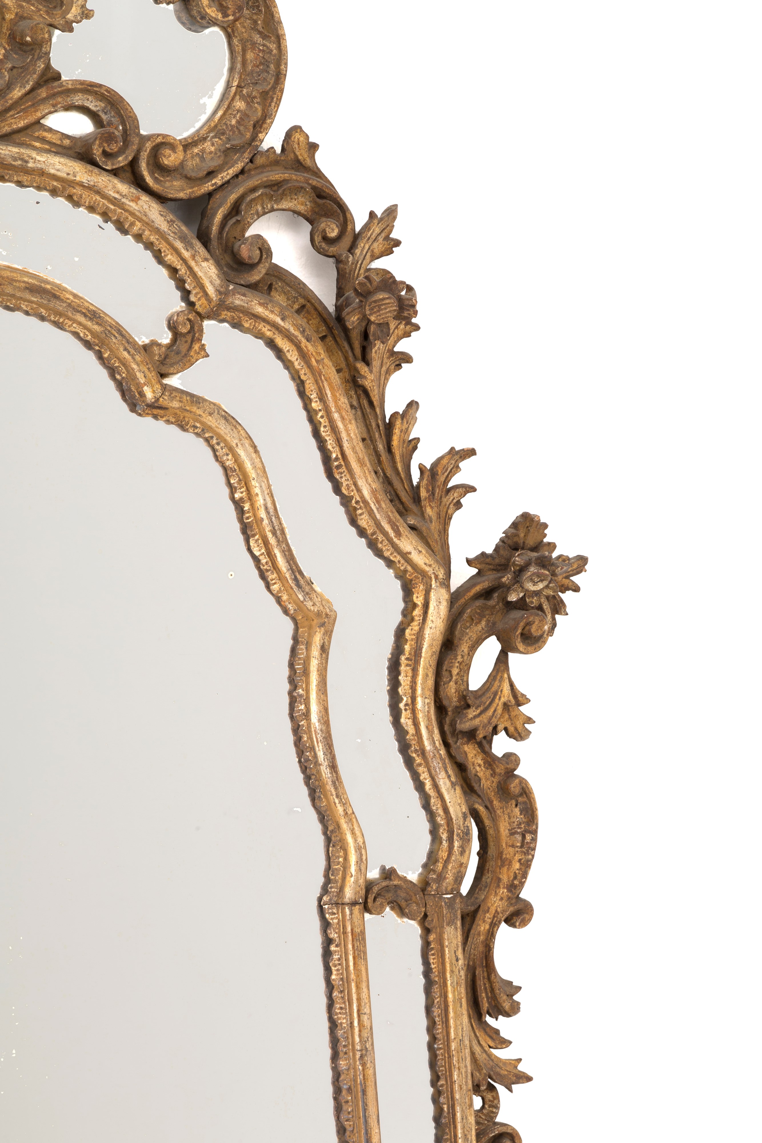 Specchiera dorata a mecca