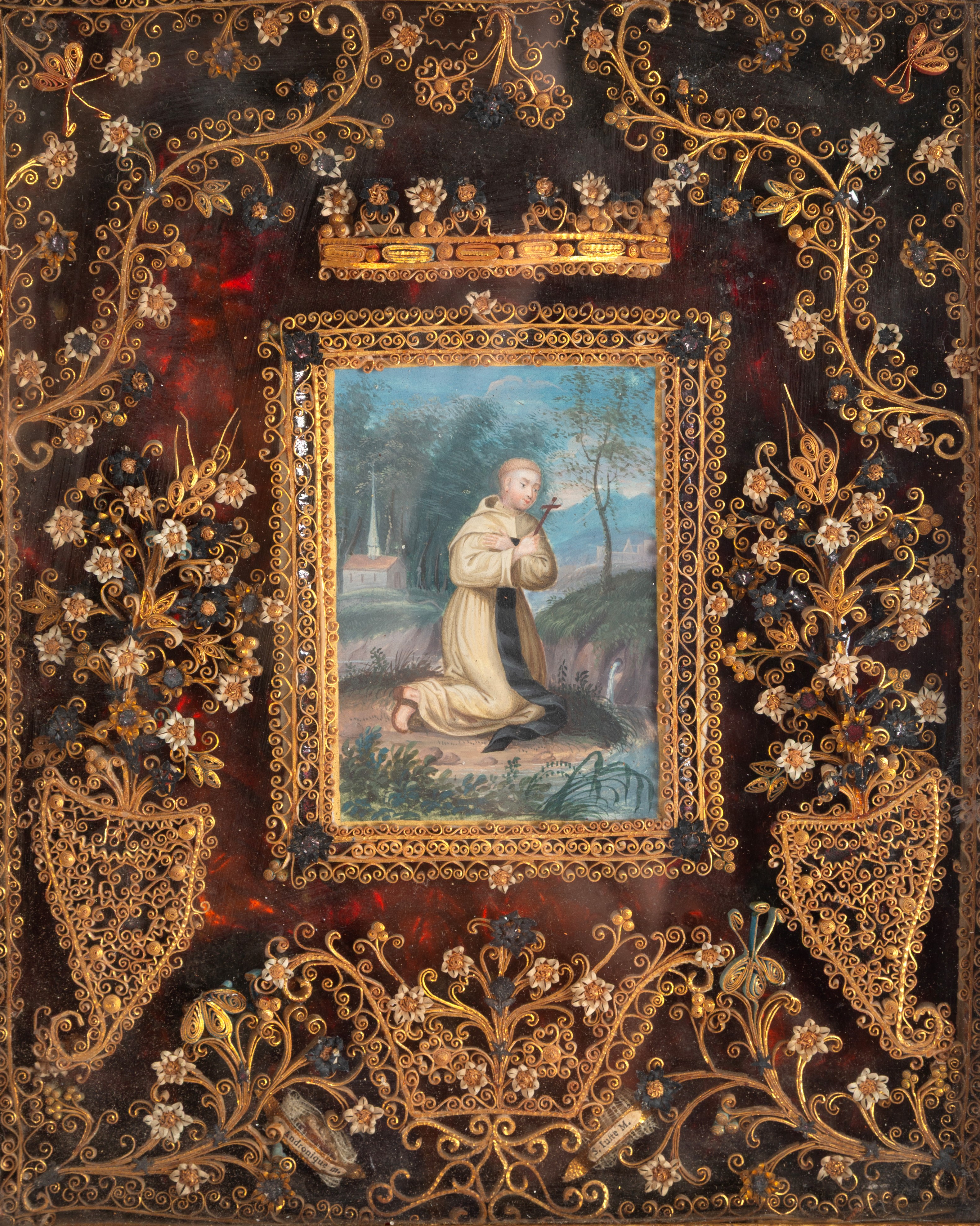 Coppia di ex voto 'SAN FRANCESCO' e 'MARIA MADDALENA IN PREGHIERA'