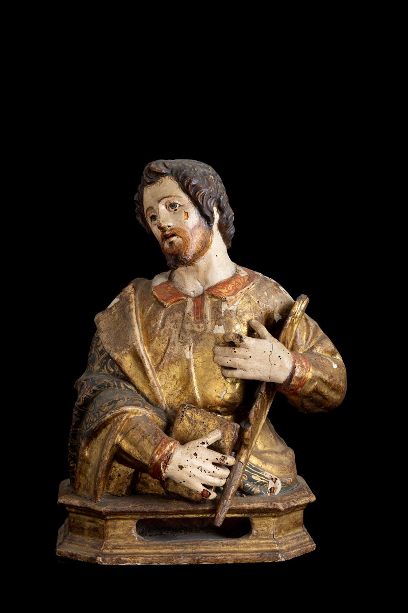 Busto reliquiario di Santo