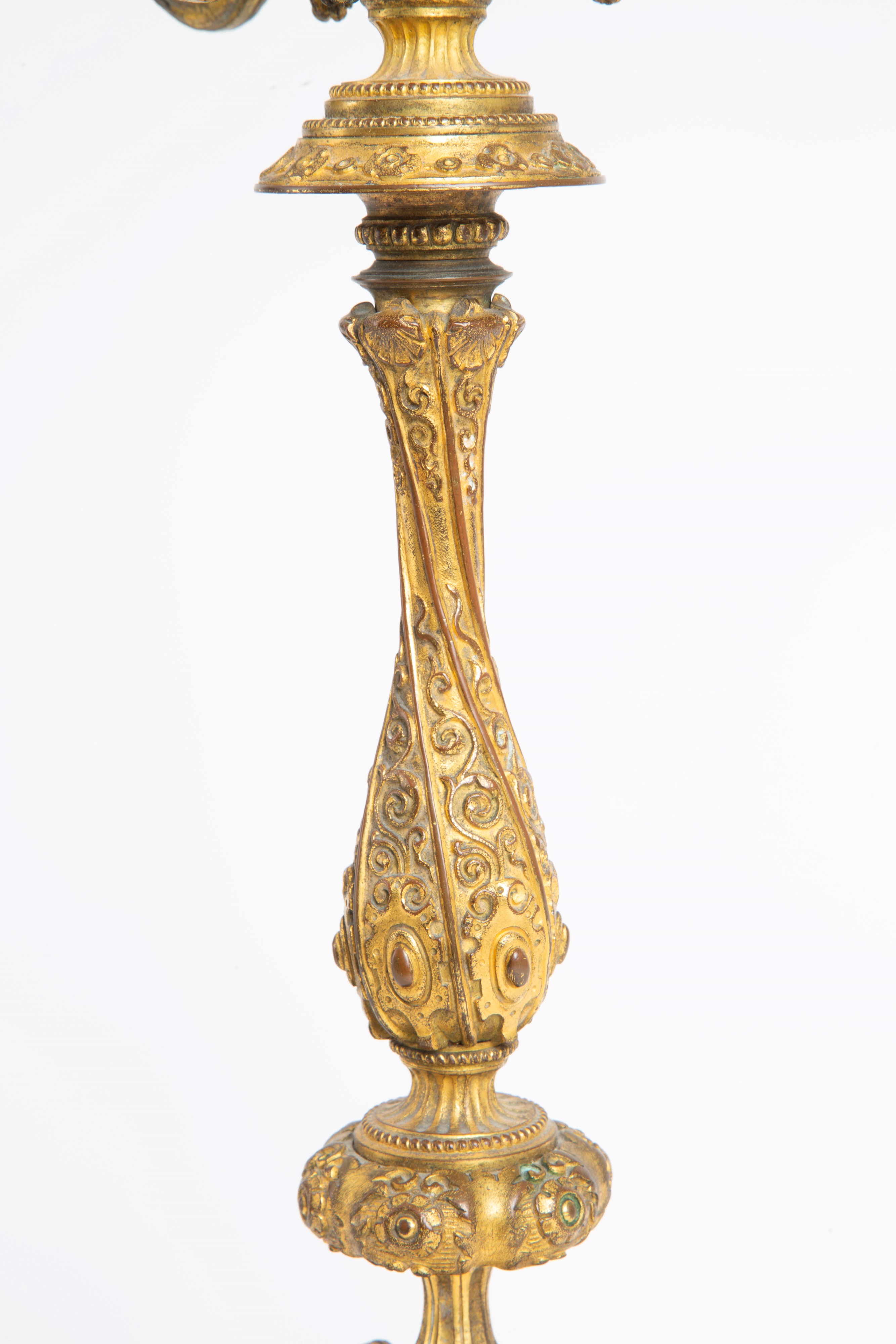 Trittico in Bronzo Cesellato e Dorato
