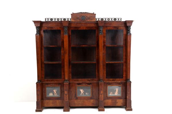 Mahogany display cabinet