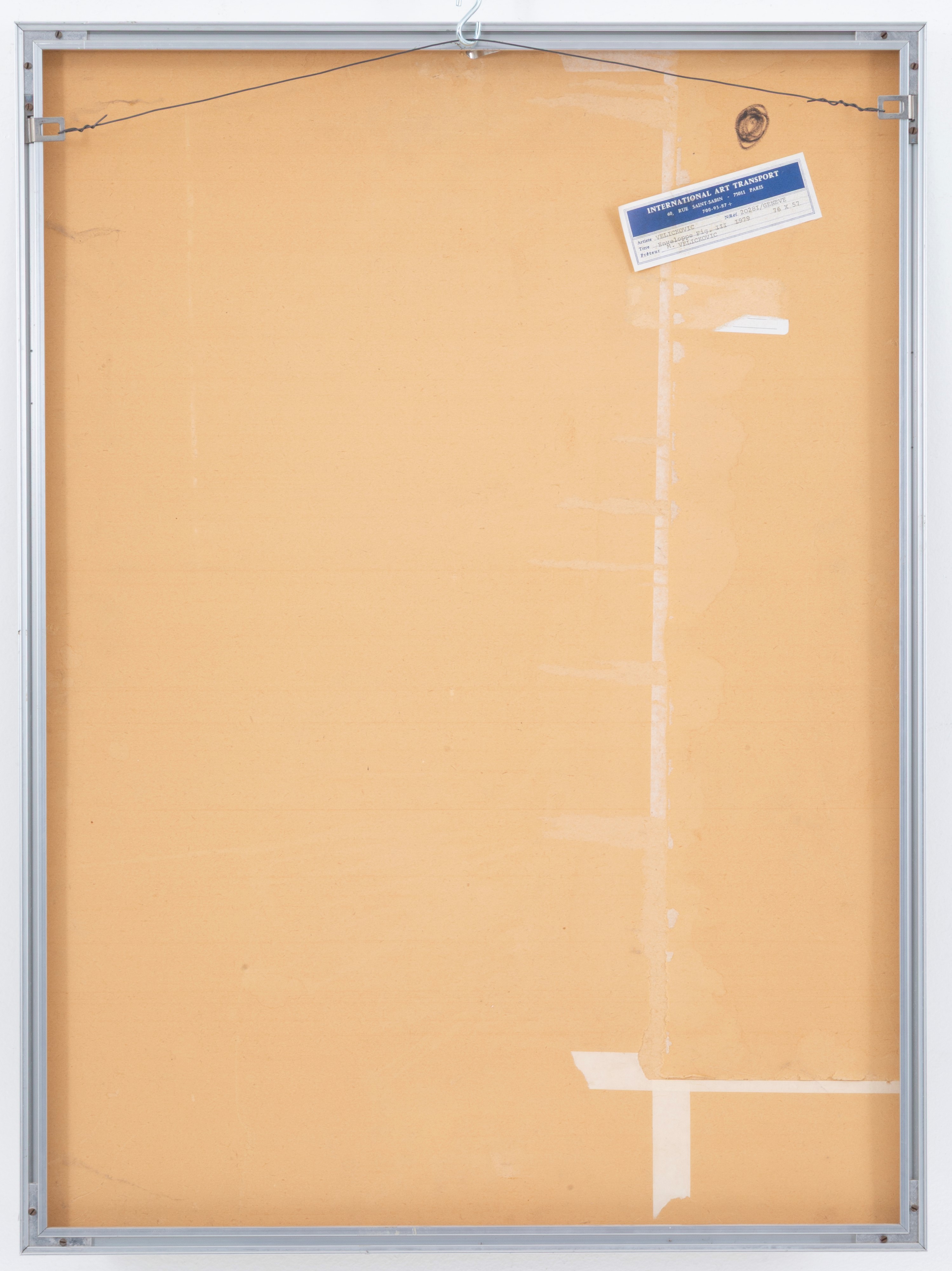 Vladimir Velickovic - Tecnica Mista 'enveloppe Fig. III'