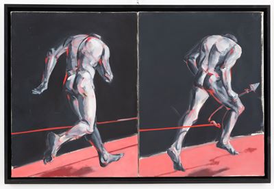 Dipinto "homme De Muybridge Fig. XII"