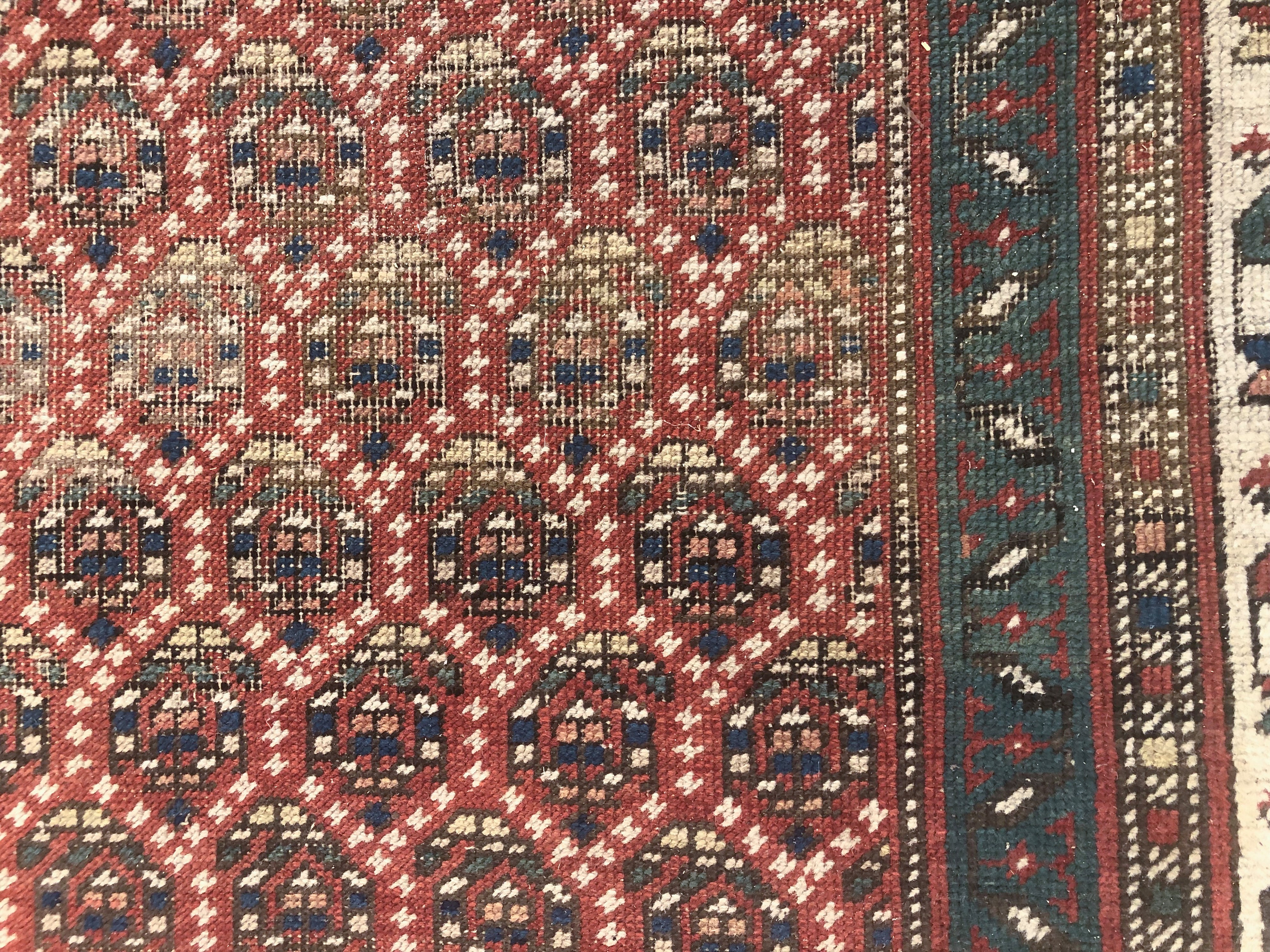 Tappeto Ghendjè disegno a Botteh. Caucaso