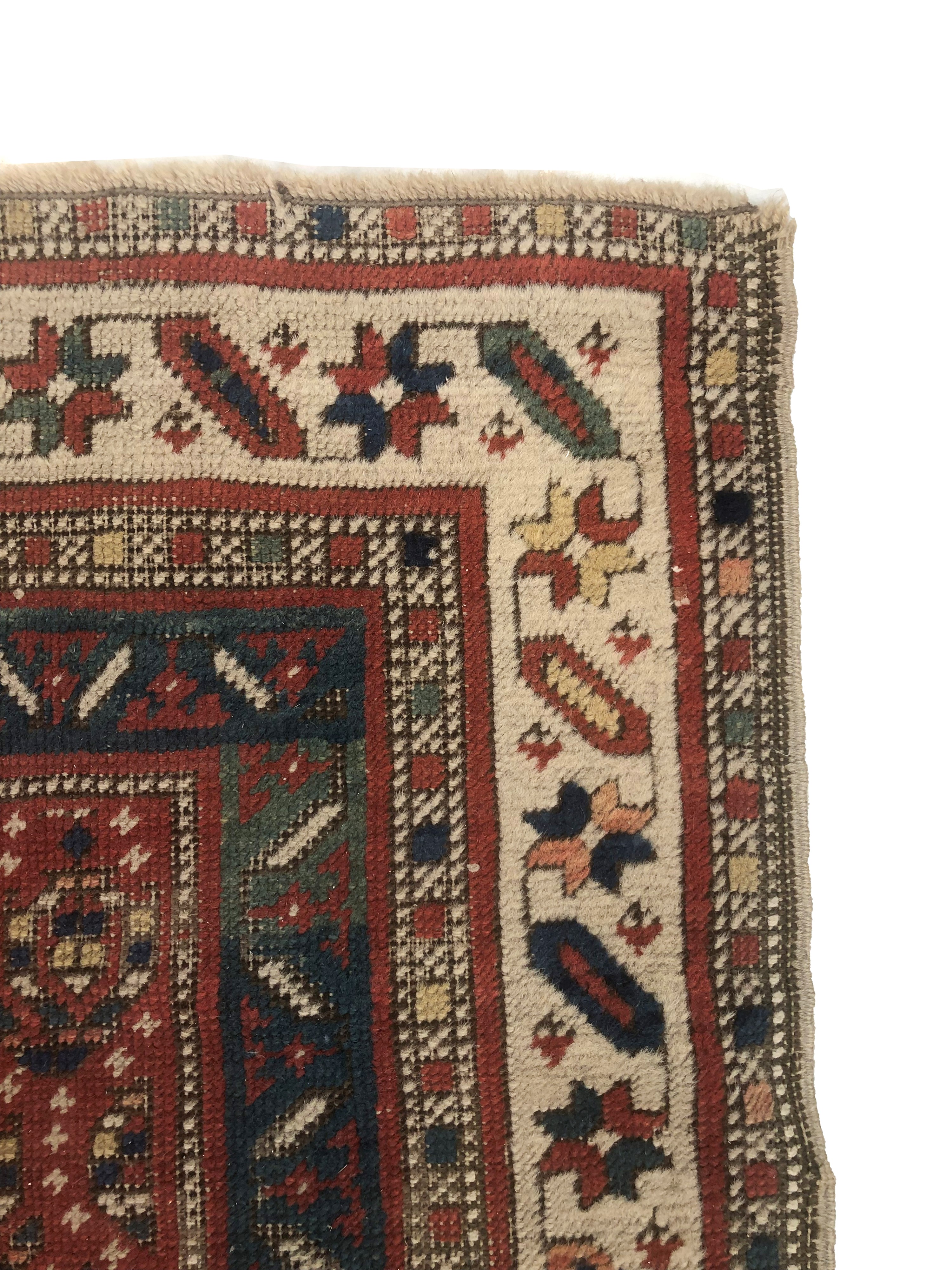 Tappeto Ghendjè disegno a Botteh. Caucaso