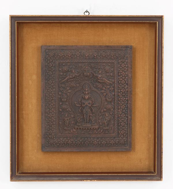 Tibetan copper tanka "TARA"