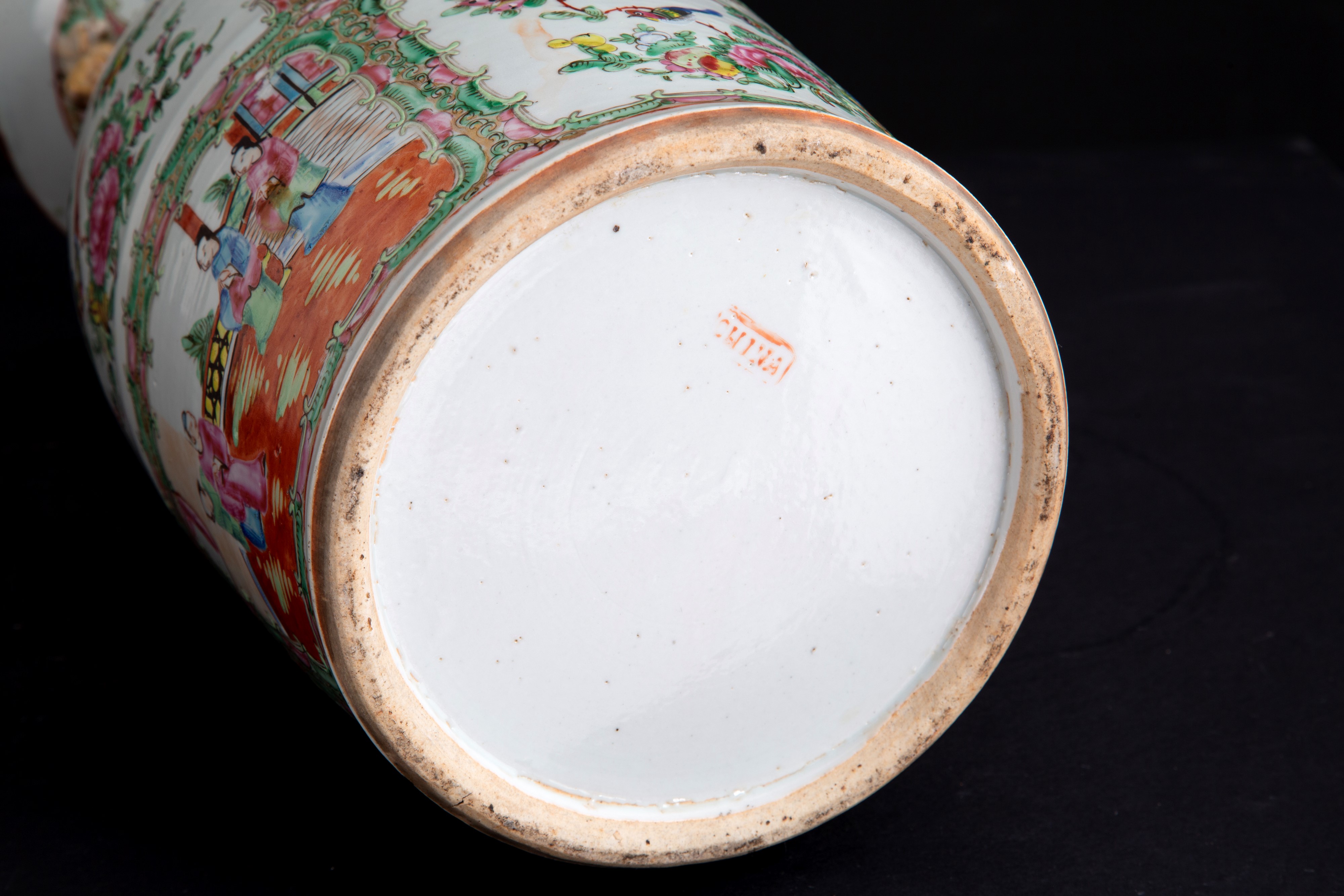 Coppia di vasi Canton