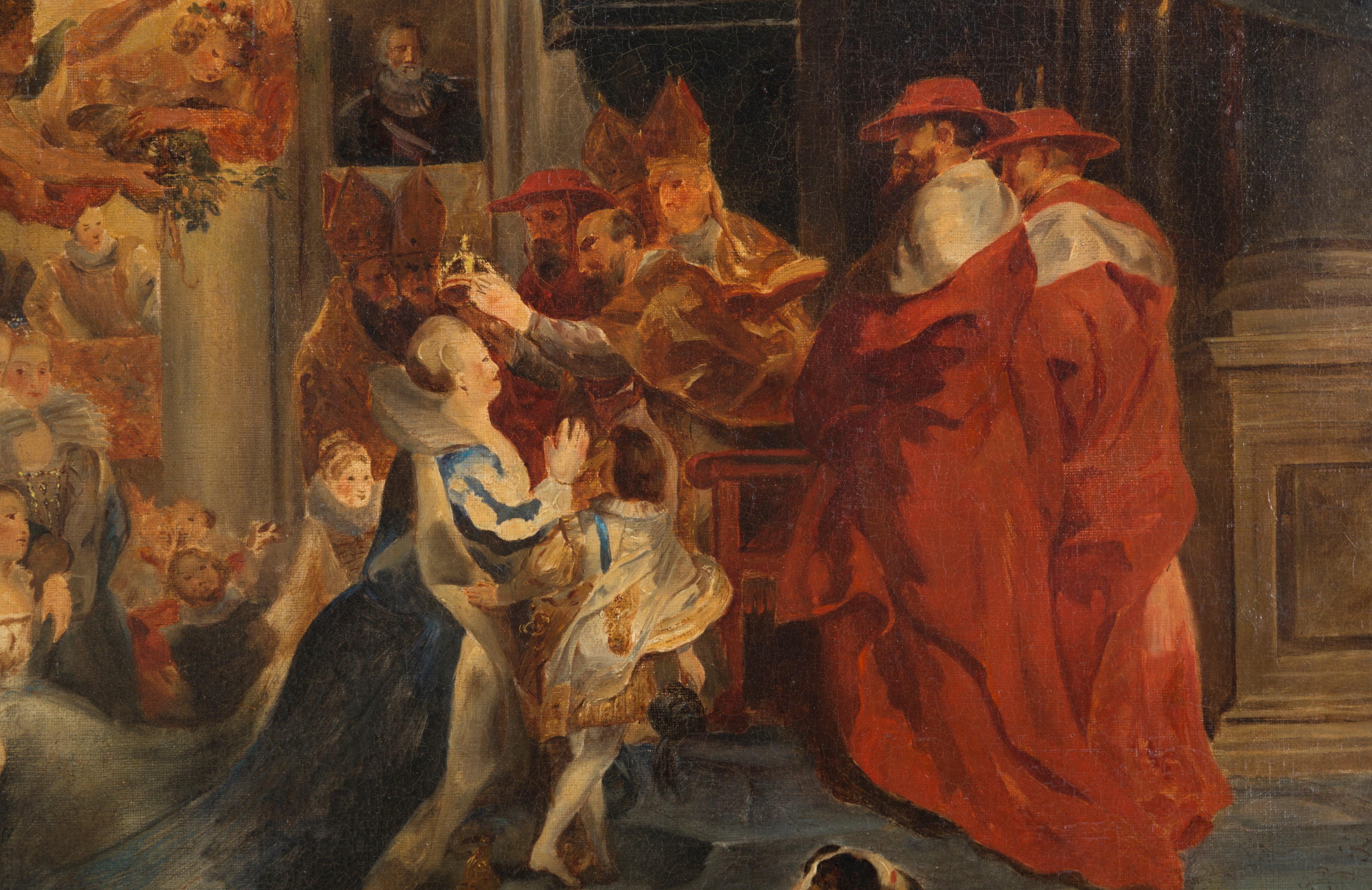 Dipinto "incoronazione di Maria dei Medici"