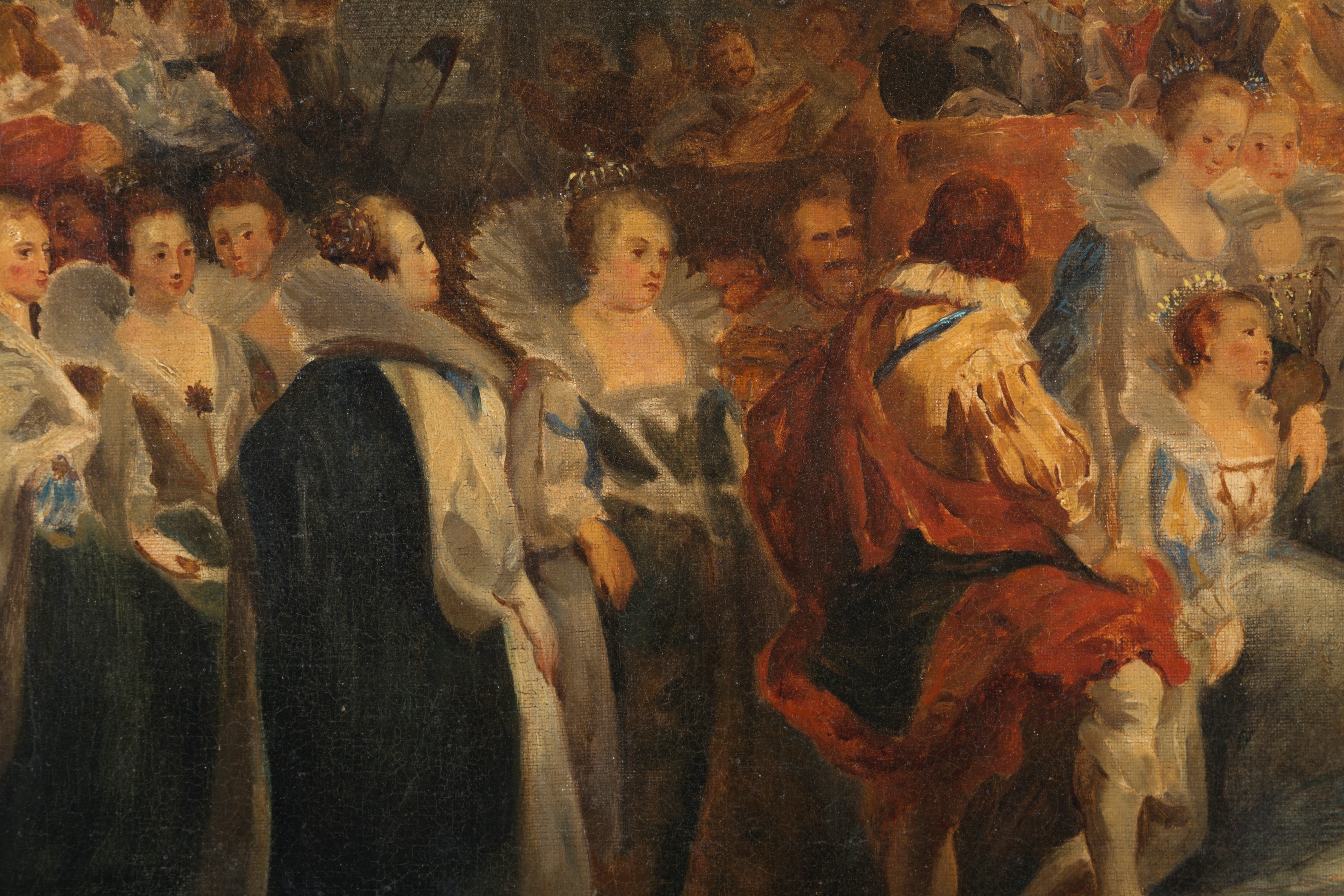 Dipinto "incoronazione di Maria dei Medici"