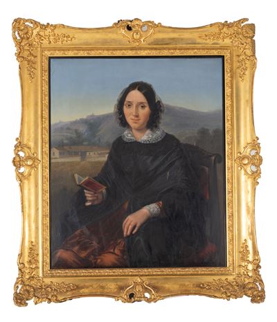 Dipinto "gentildonna con Libro"