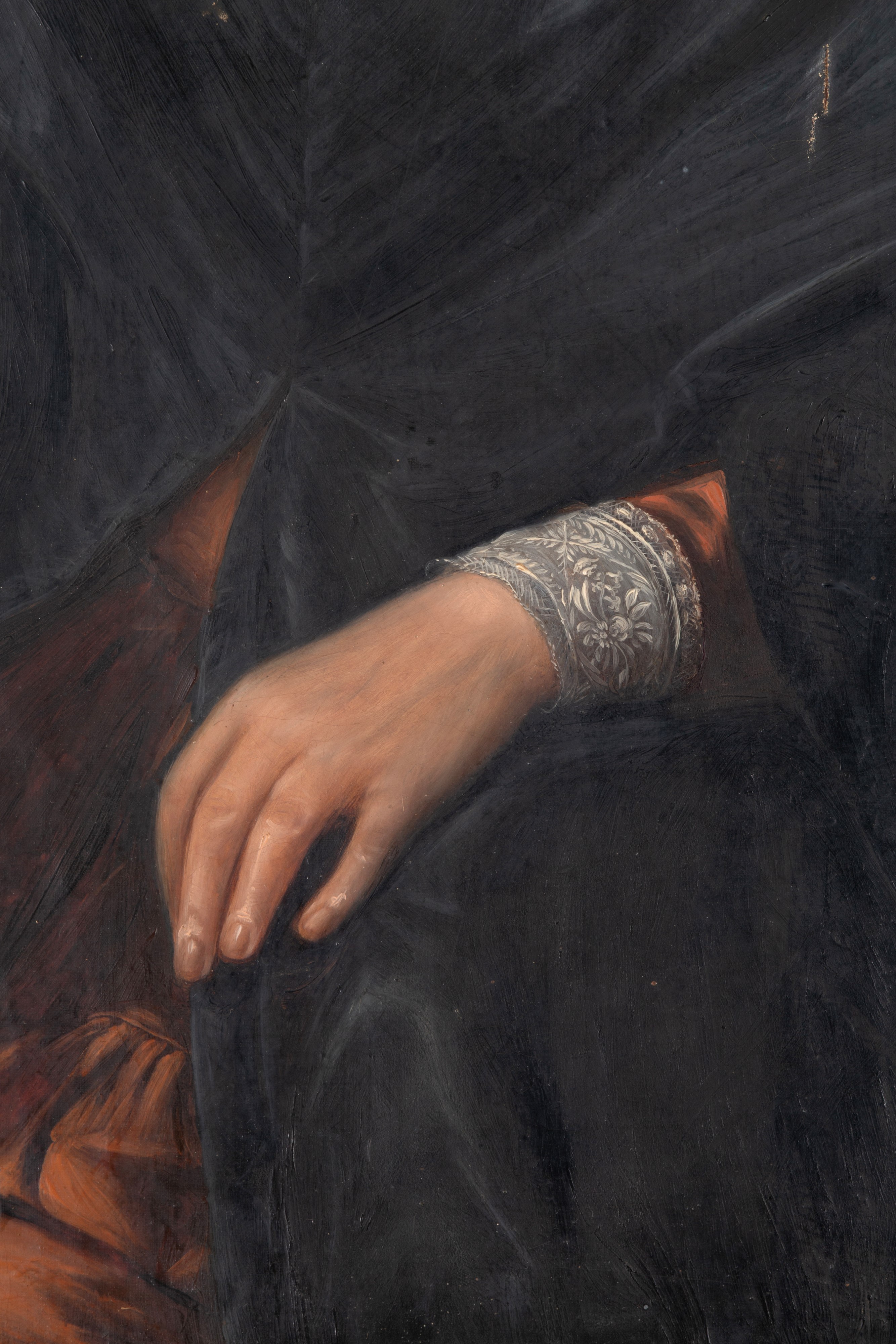 Dipinto "gentildonna con Libro"