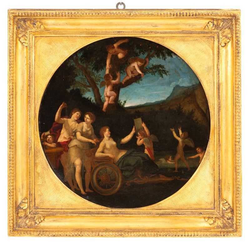 Dipinto Tondo "venere"