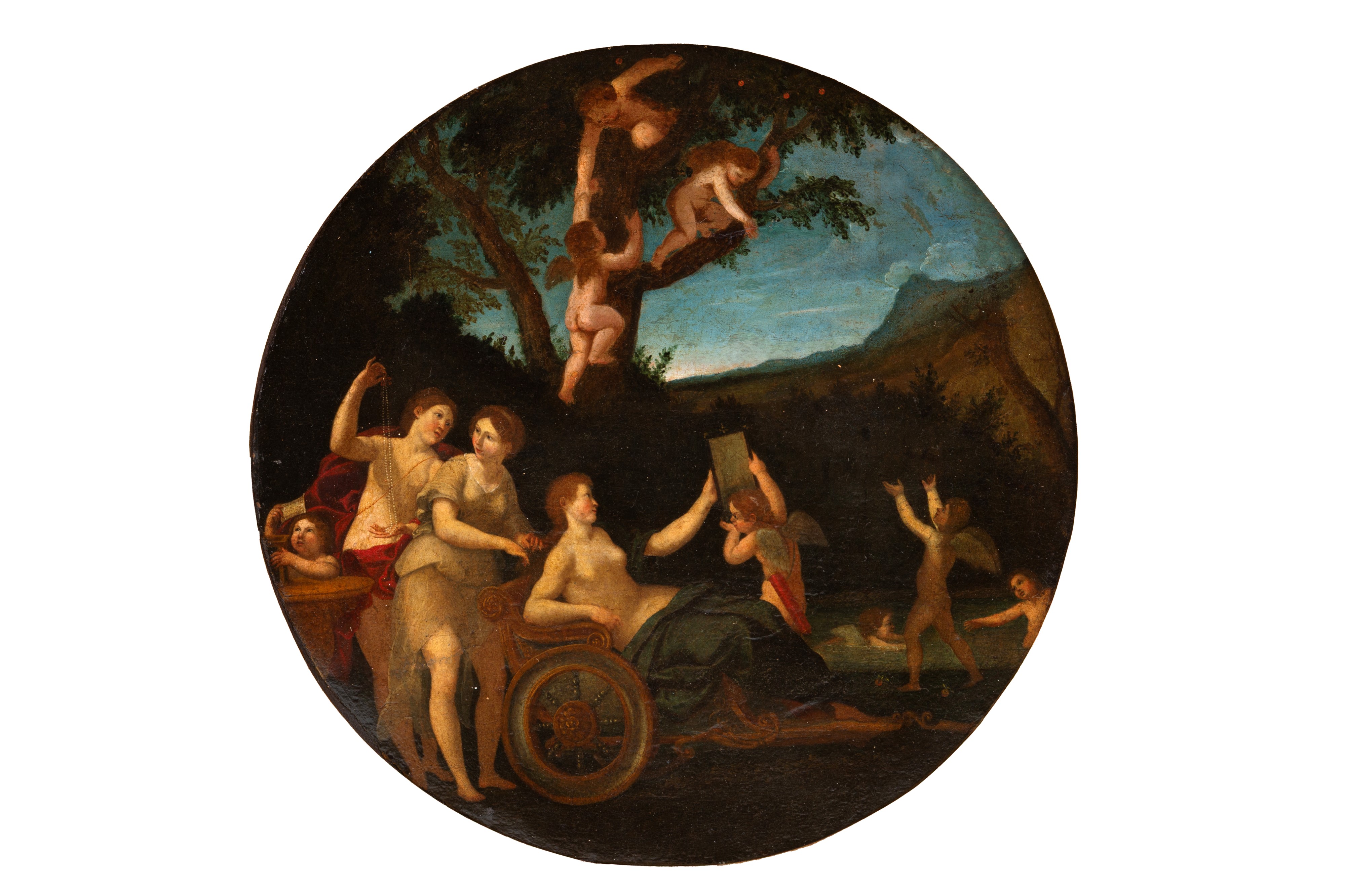 Dipinto Tondo "venere"