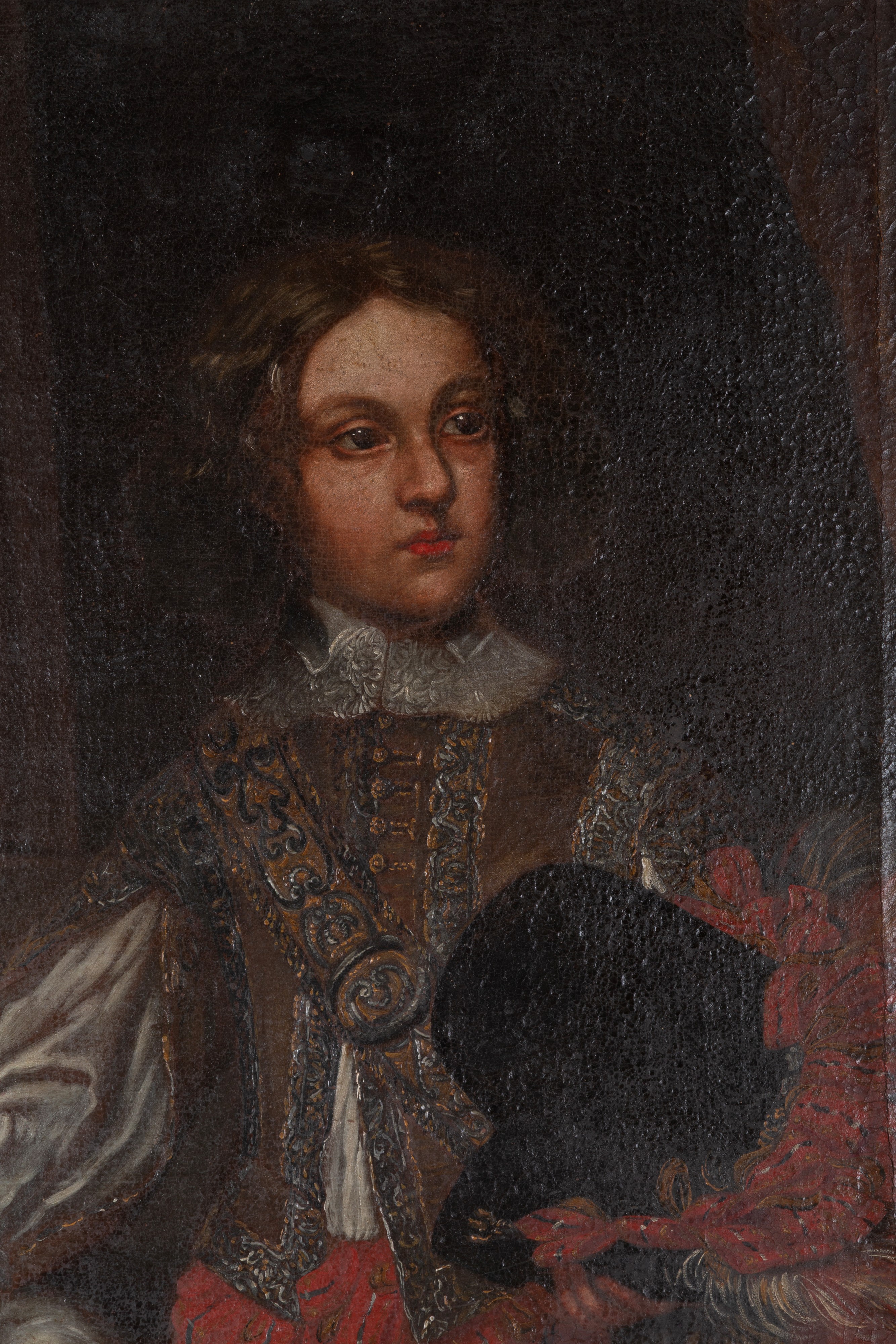 Dipinto "ritratto di Gentiluomo con Cane"