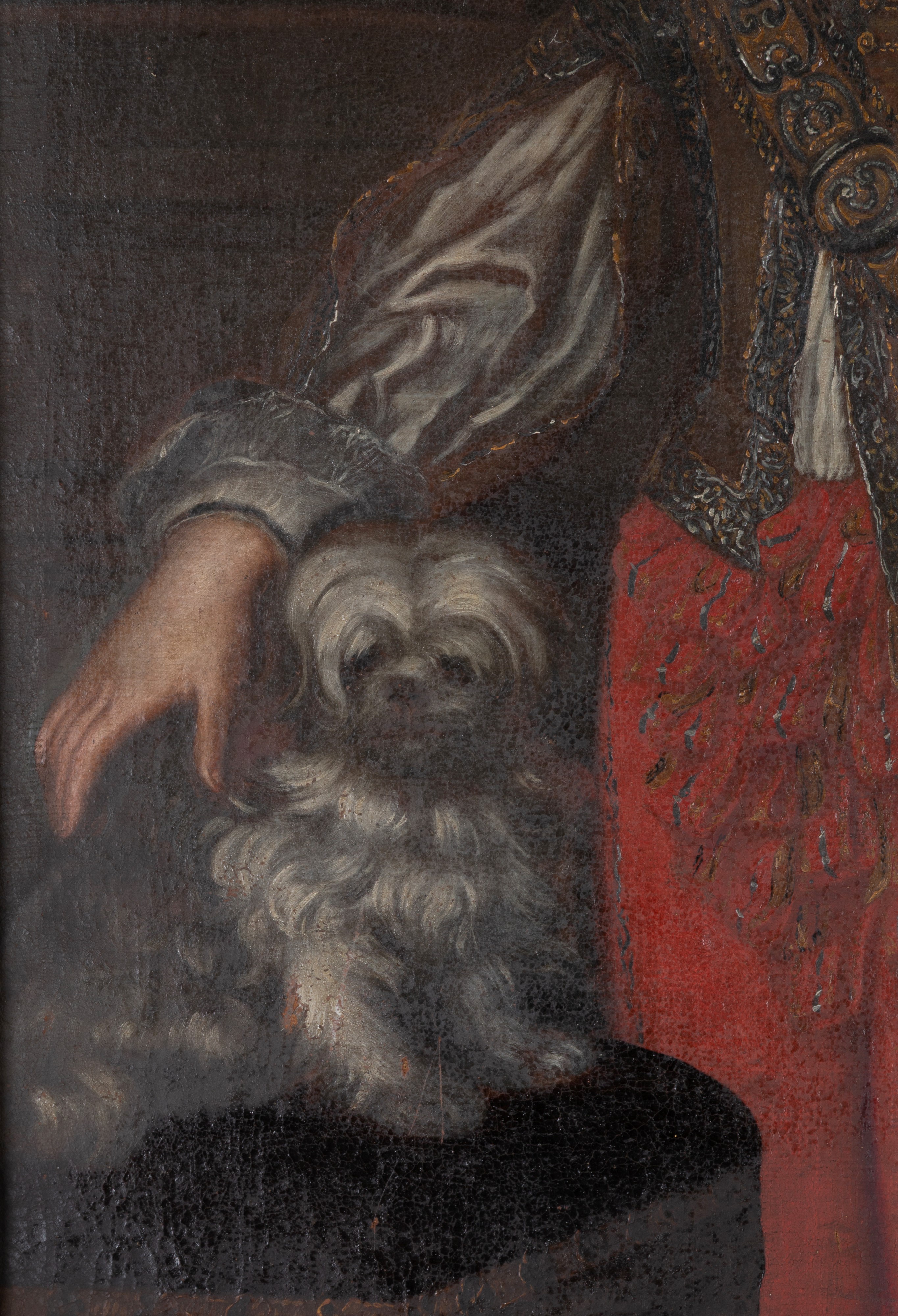 Dipinto "ritratto di Gentiluomo con Cane"