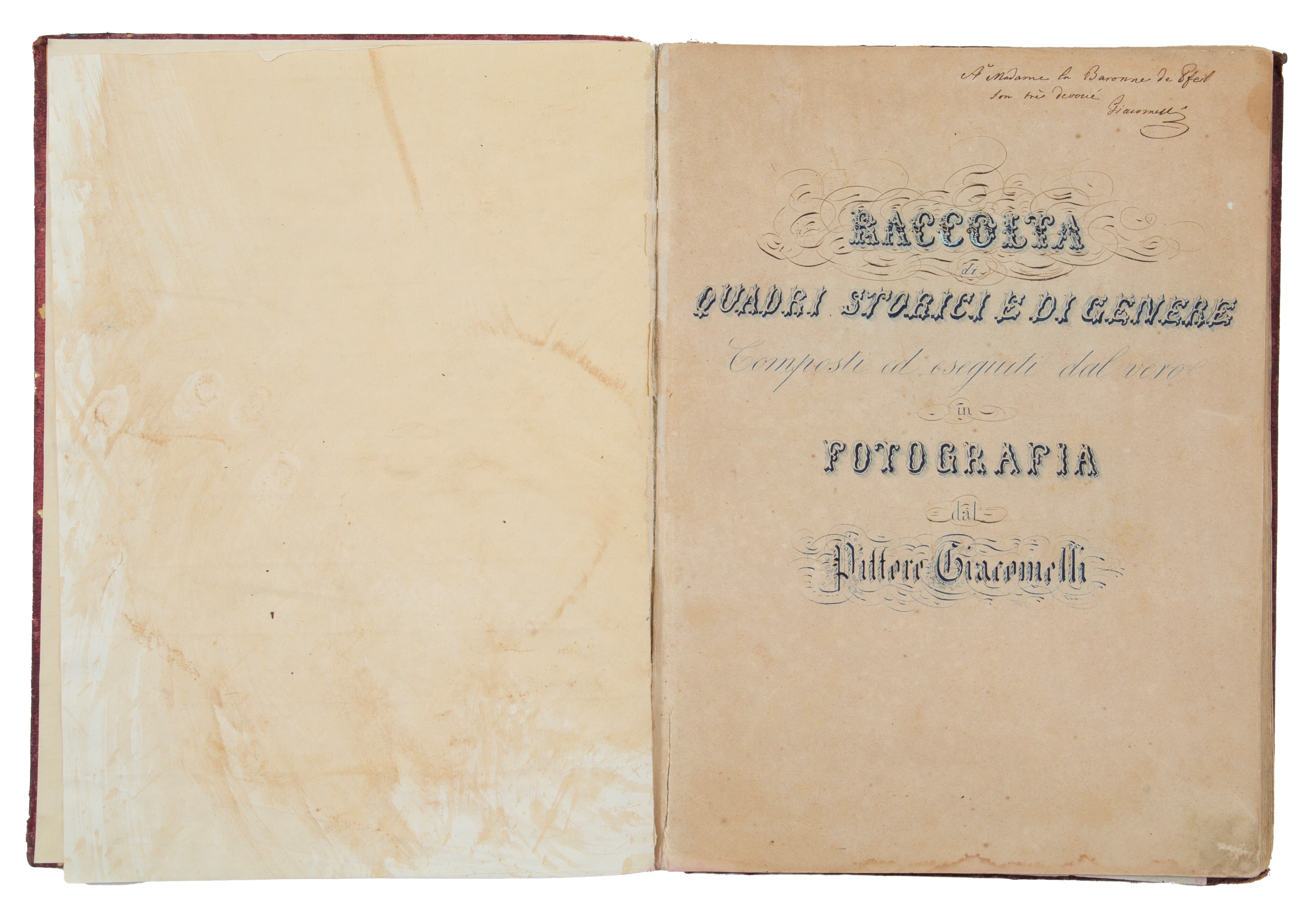 Vincenzo Giacomelli - Album "raccolta di Quadri Storici di Genere"