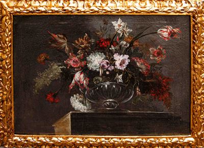 Dipinto "natura Morta con Vaso di Fiori"