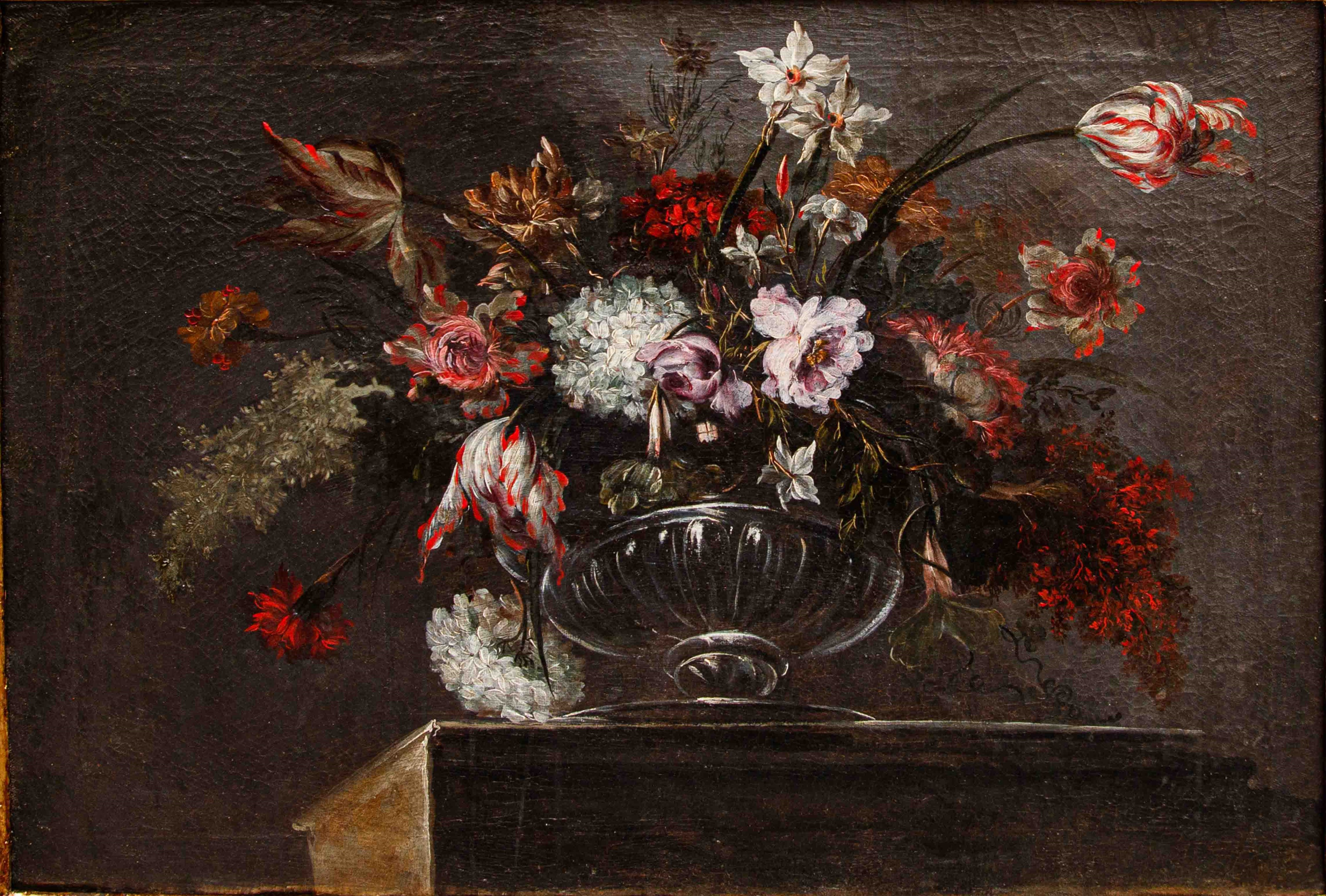 Dipinto "natura Morta con Vaso di Fiori"