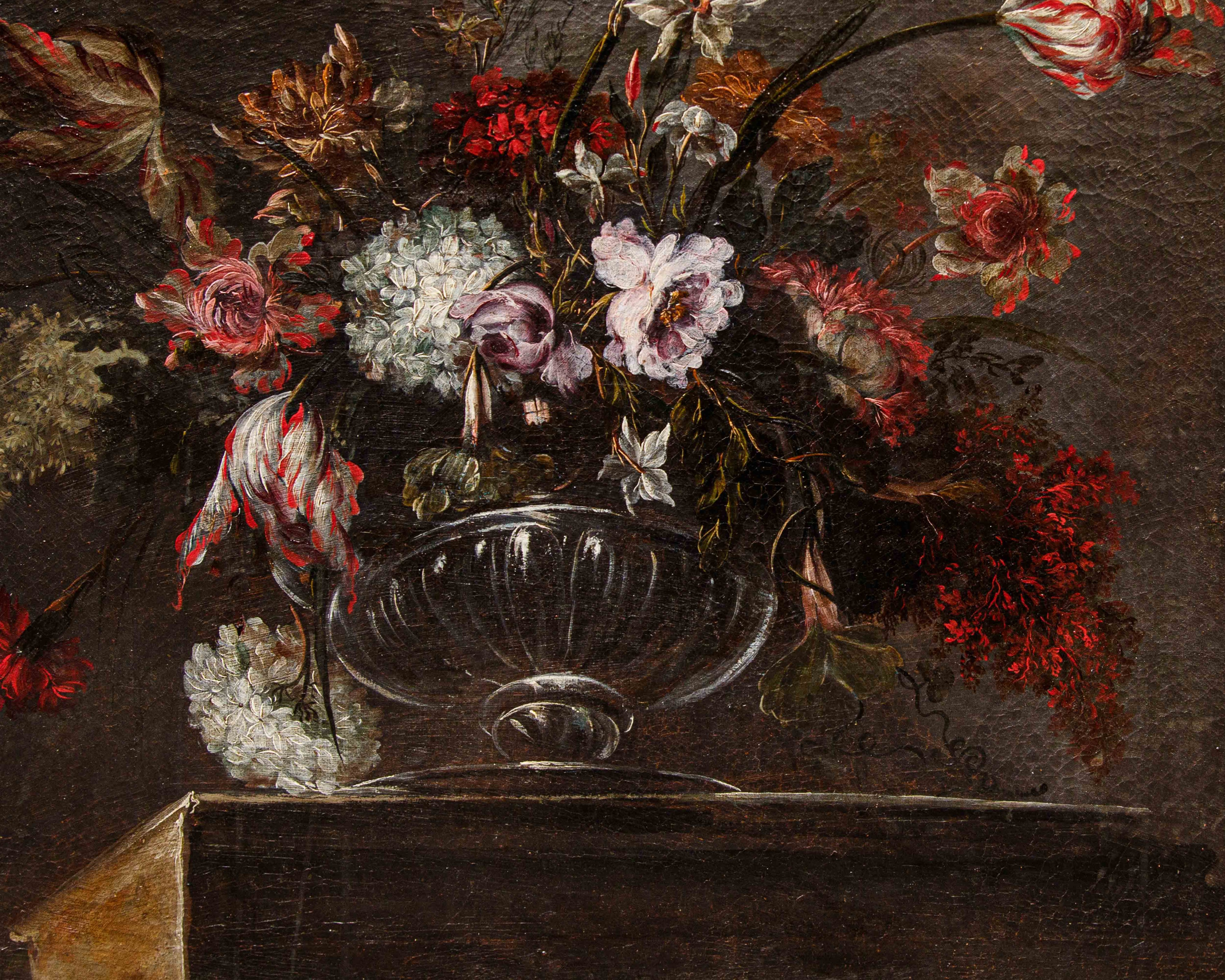 Dipinto "natura Morta con Vaso di Fiori"