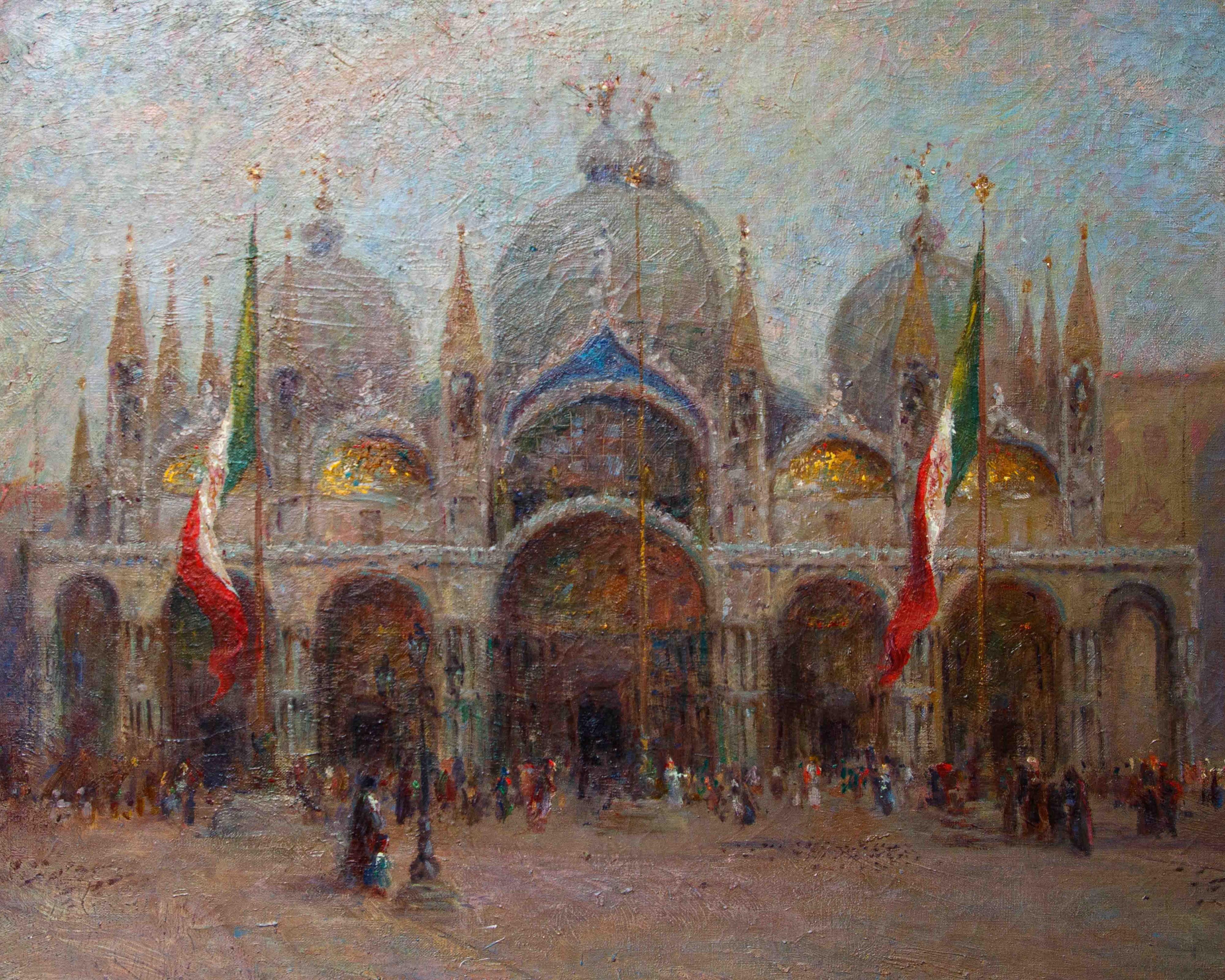 Dipinto "veduta di Piazza San Marco"