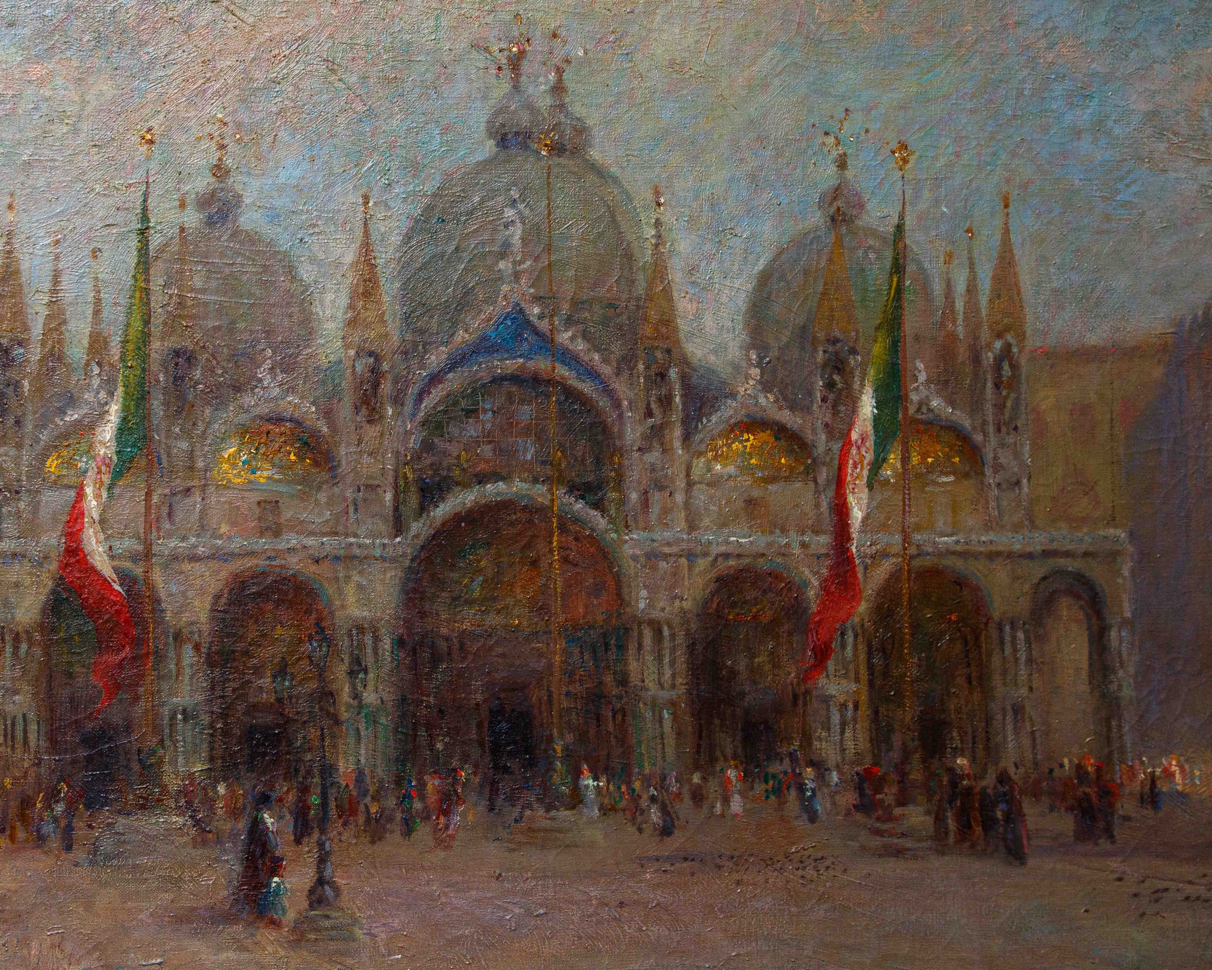 Dipinto "veduta di Piazza San Marco"