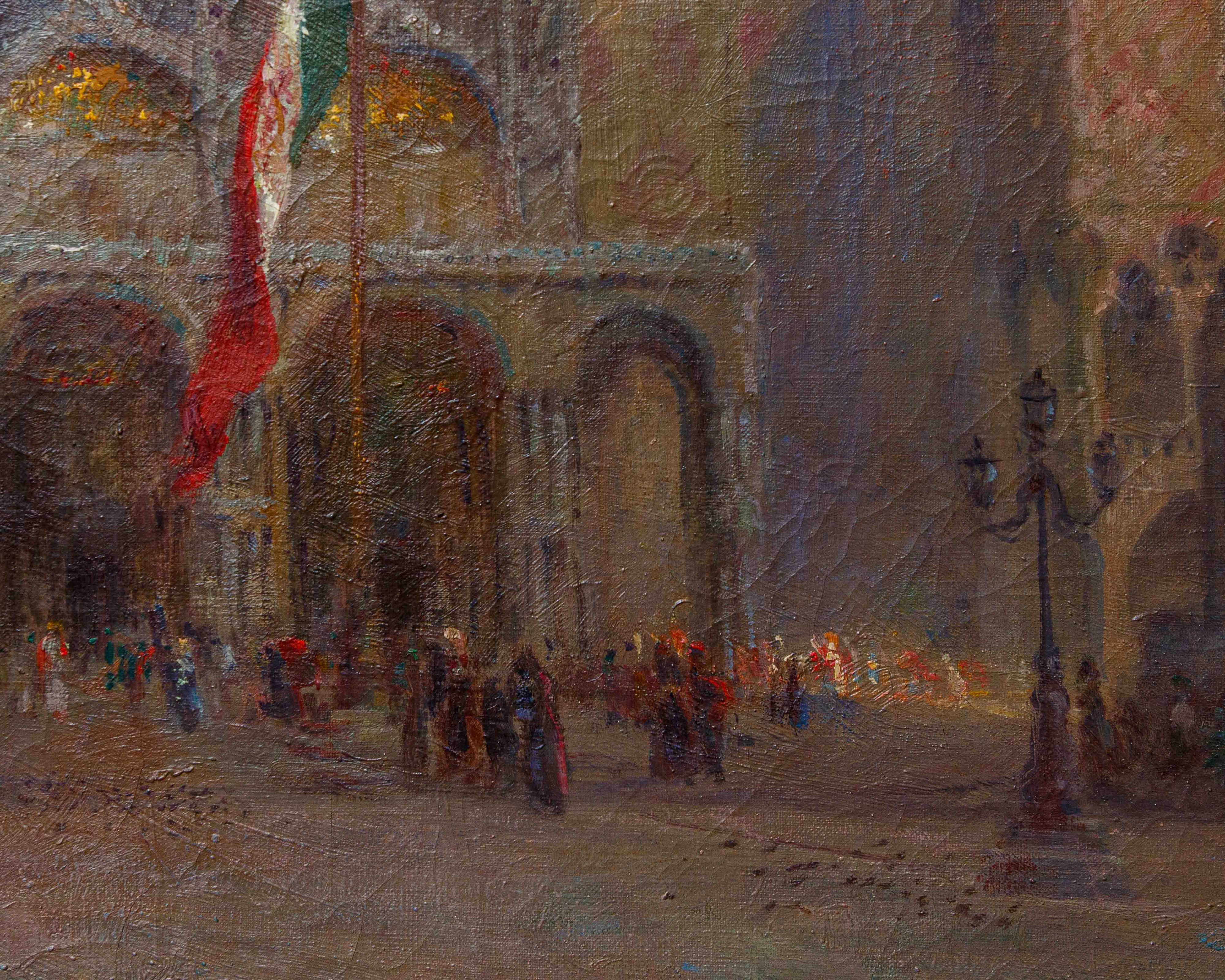 Dipinto "veduta di Piazza San Marco"
