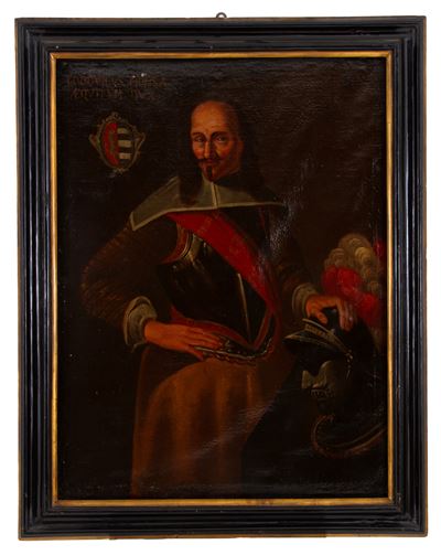 Dipinto "ritratto del Comandante di Cavalleria Ludovico Monza"