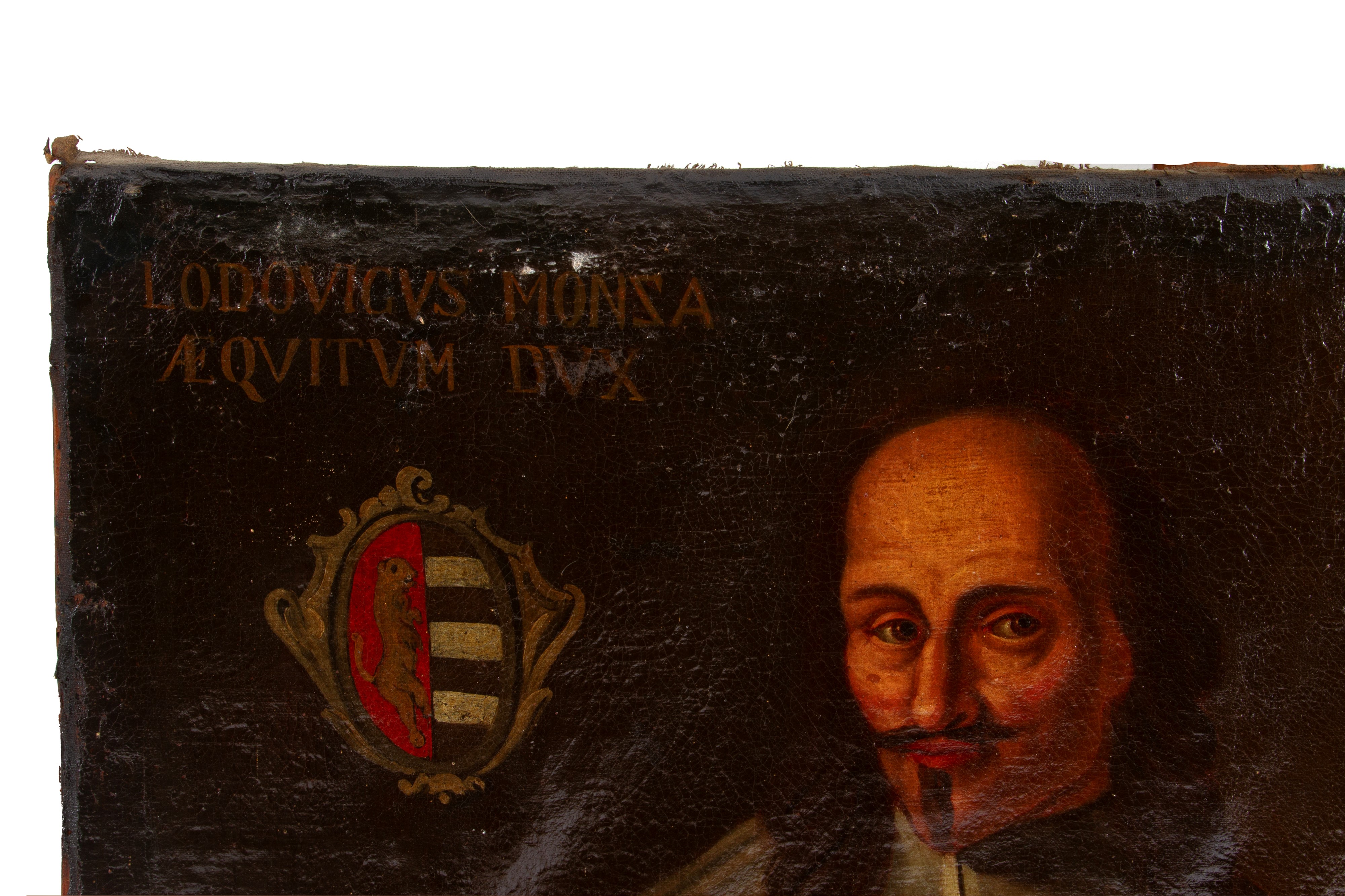 Dipinto "ritratto del Comandante di Cavalleria Ludovico Monza"