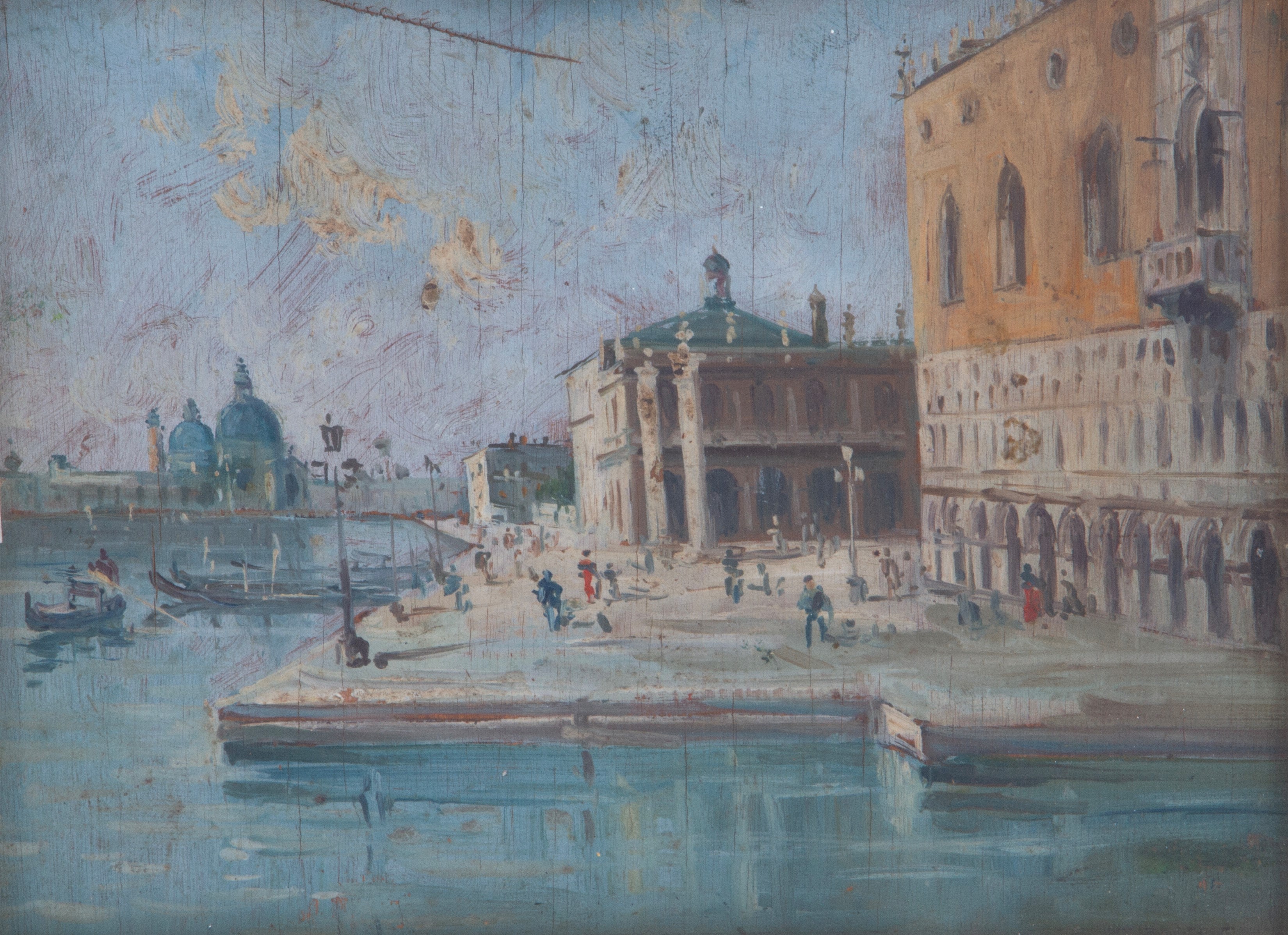 Dipinto "bacino di San Marco e Palazzo Ducale"