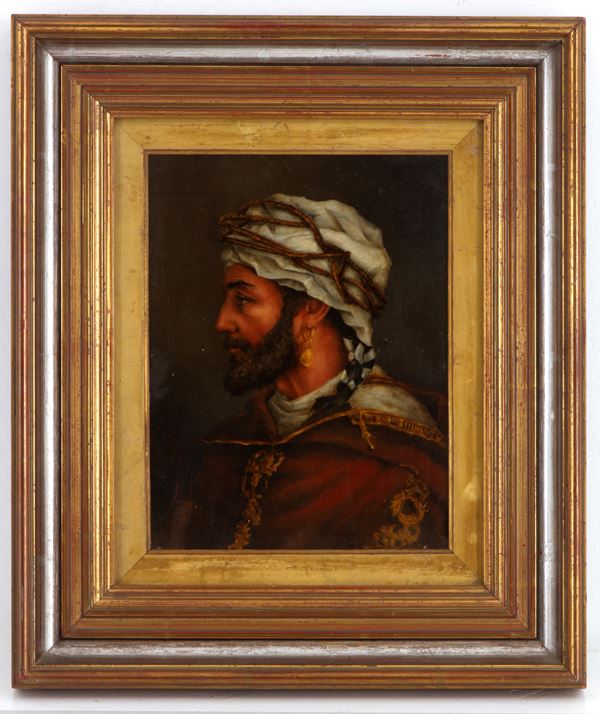 ANTONIO CARDENAS - Painting "ARAB PORTRAIT"